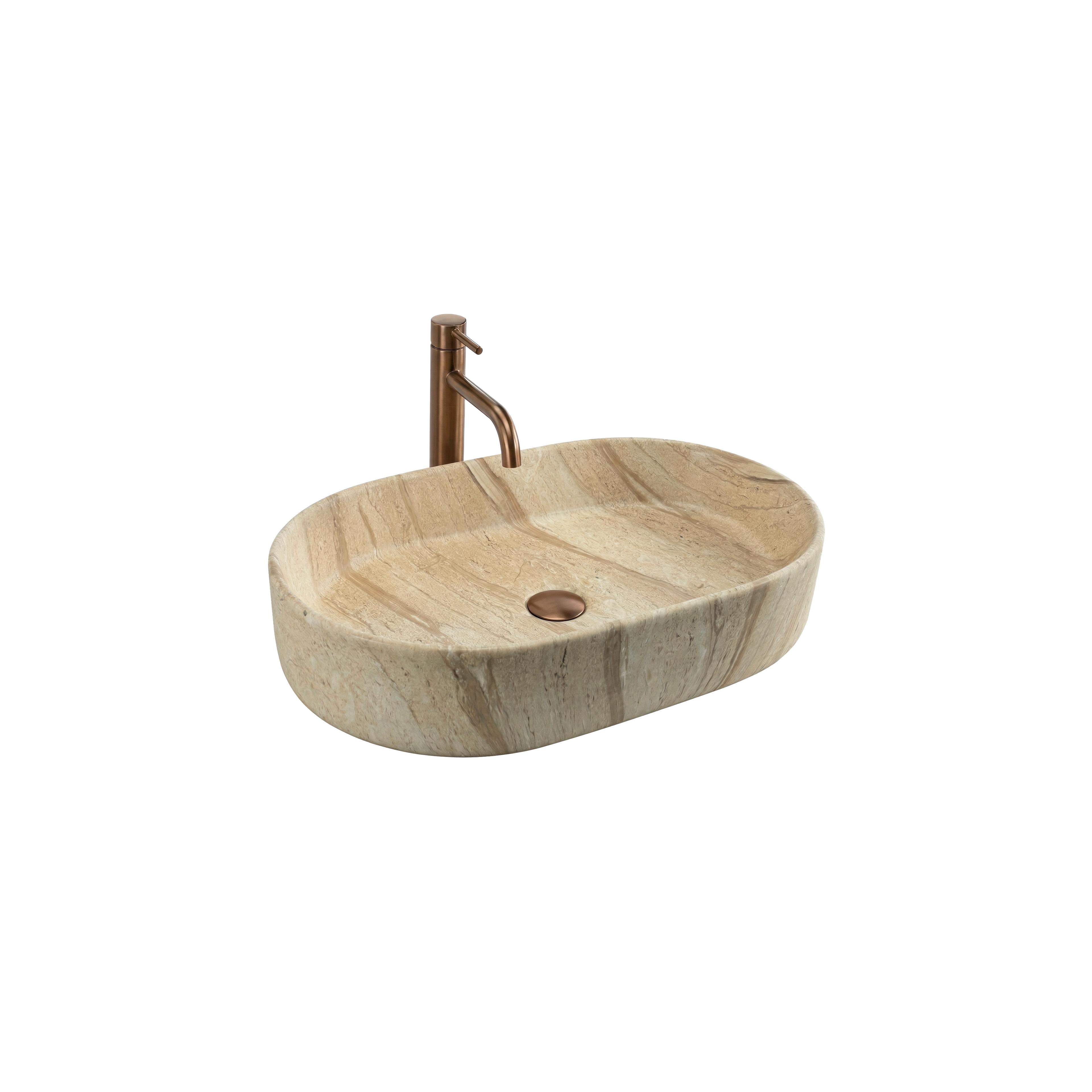 Countertop washbasin REA Nadia 60 Sahara