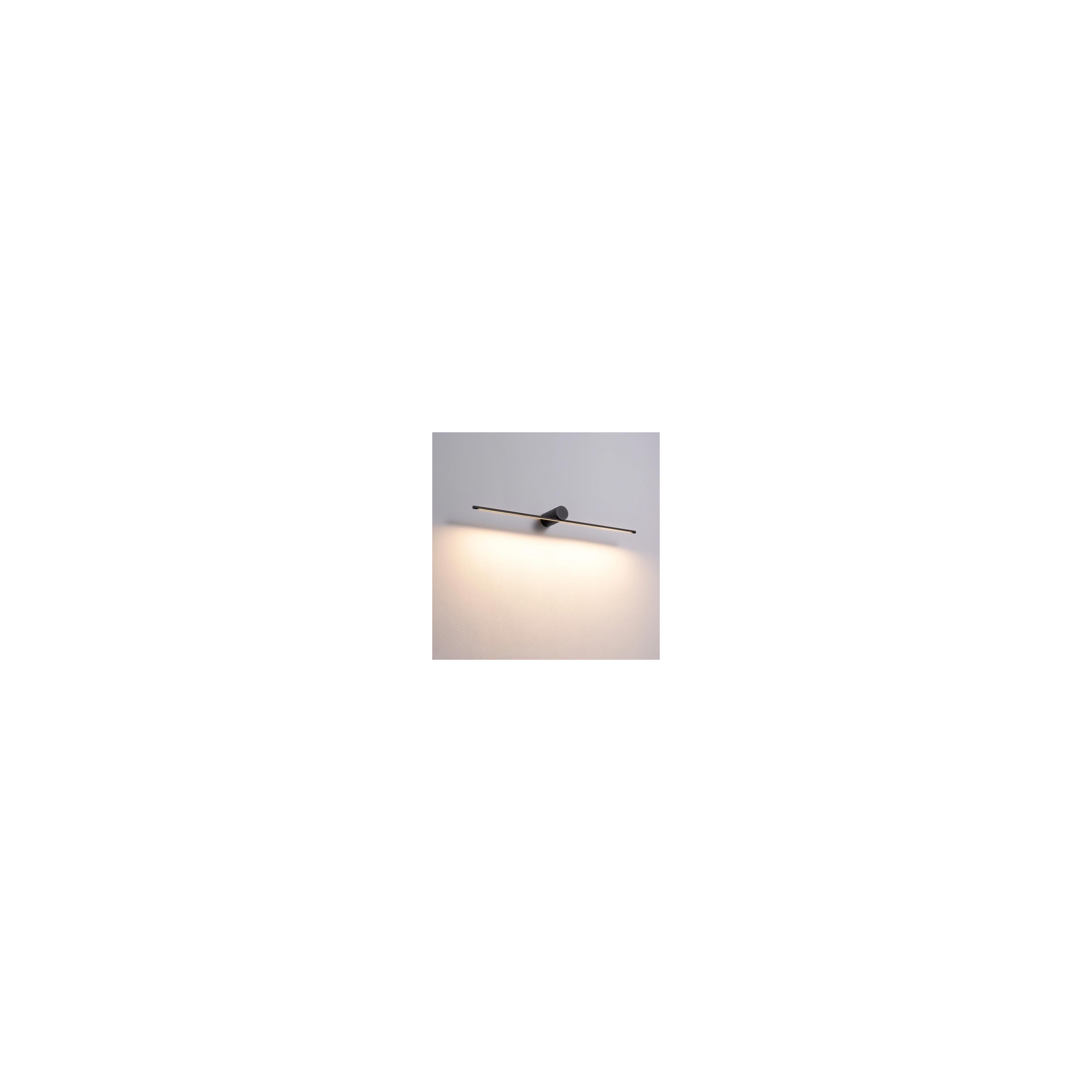 LED KYLPYHUONEEN SEINÄVALAISIN 60cm APP1342-W Musta