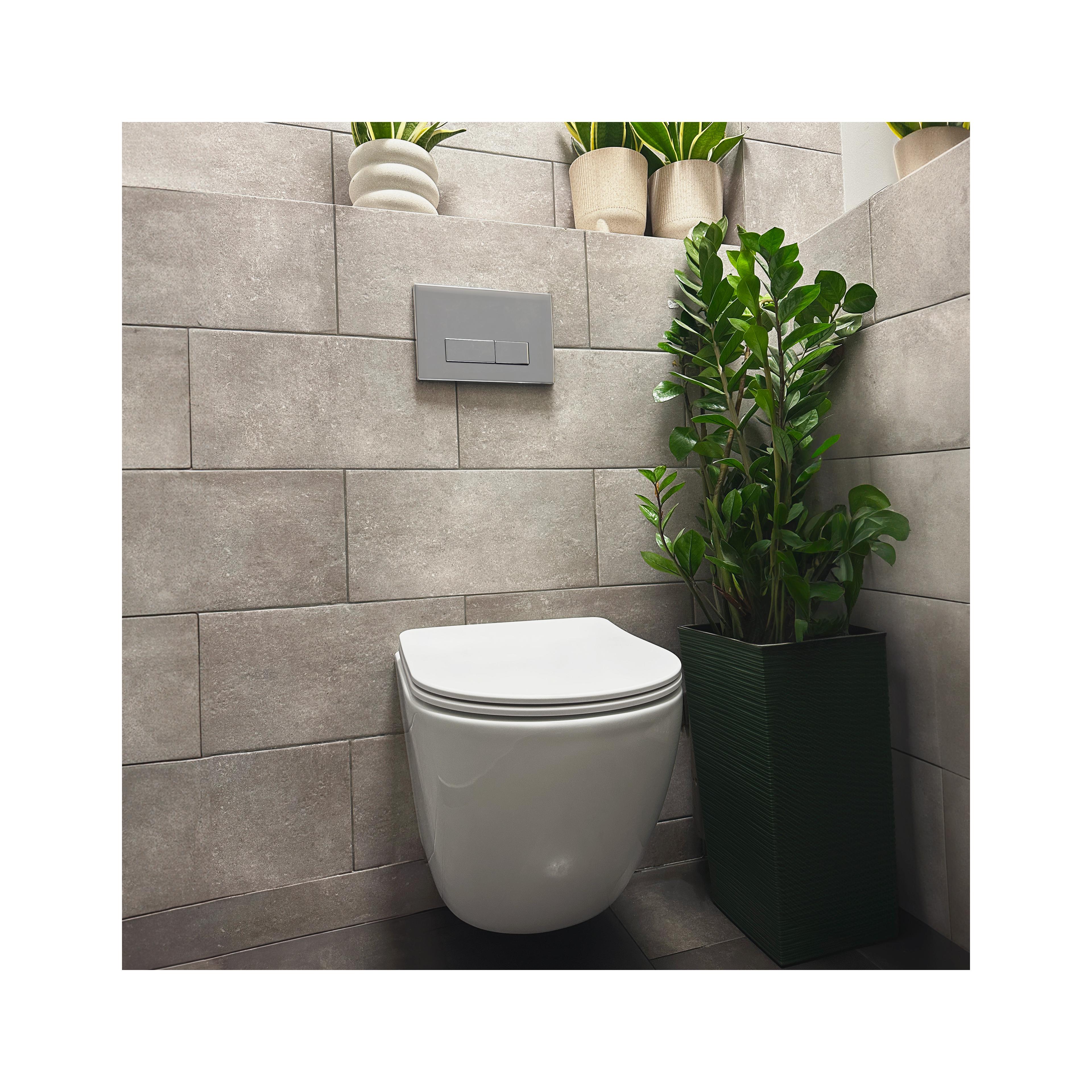 Toilet bowl Rea Carlo Mini Tornado Rimless Flat N