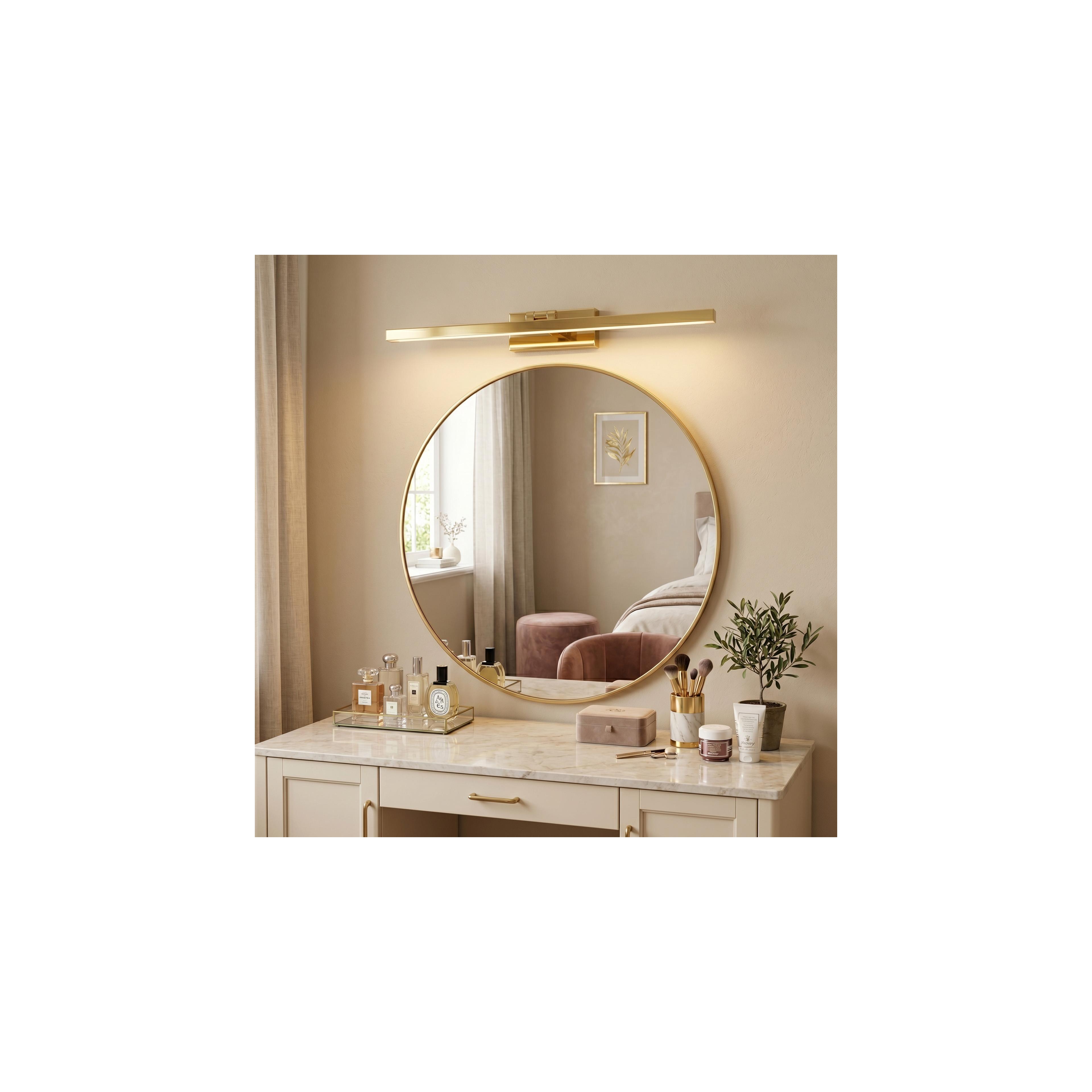 Kúpeľňové nástenné LED svietidlo APP1862-1W 80 cm GOLD