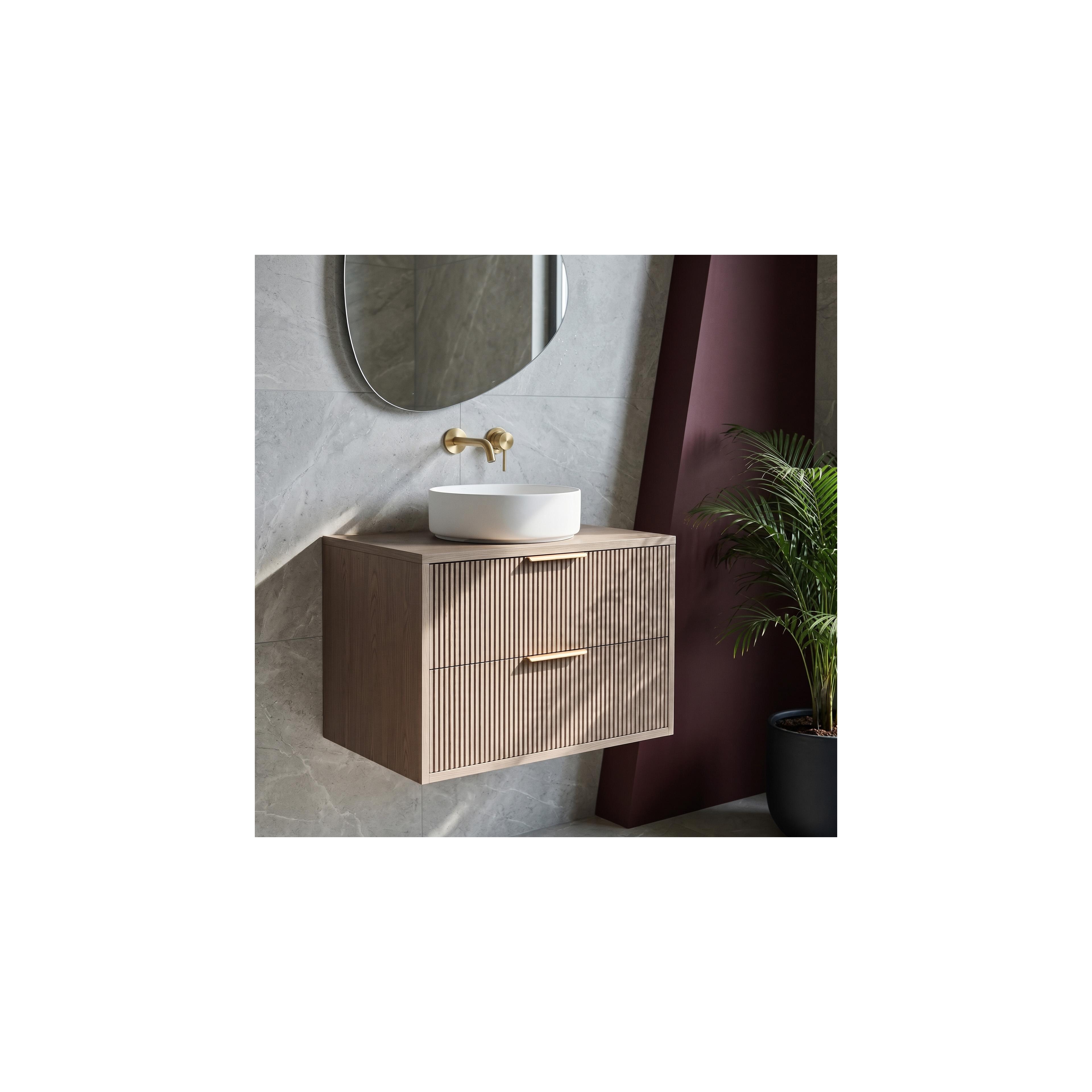 Waschtischunterschrank Rea Mono 60cm Grey Oak