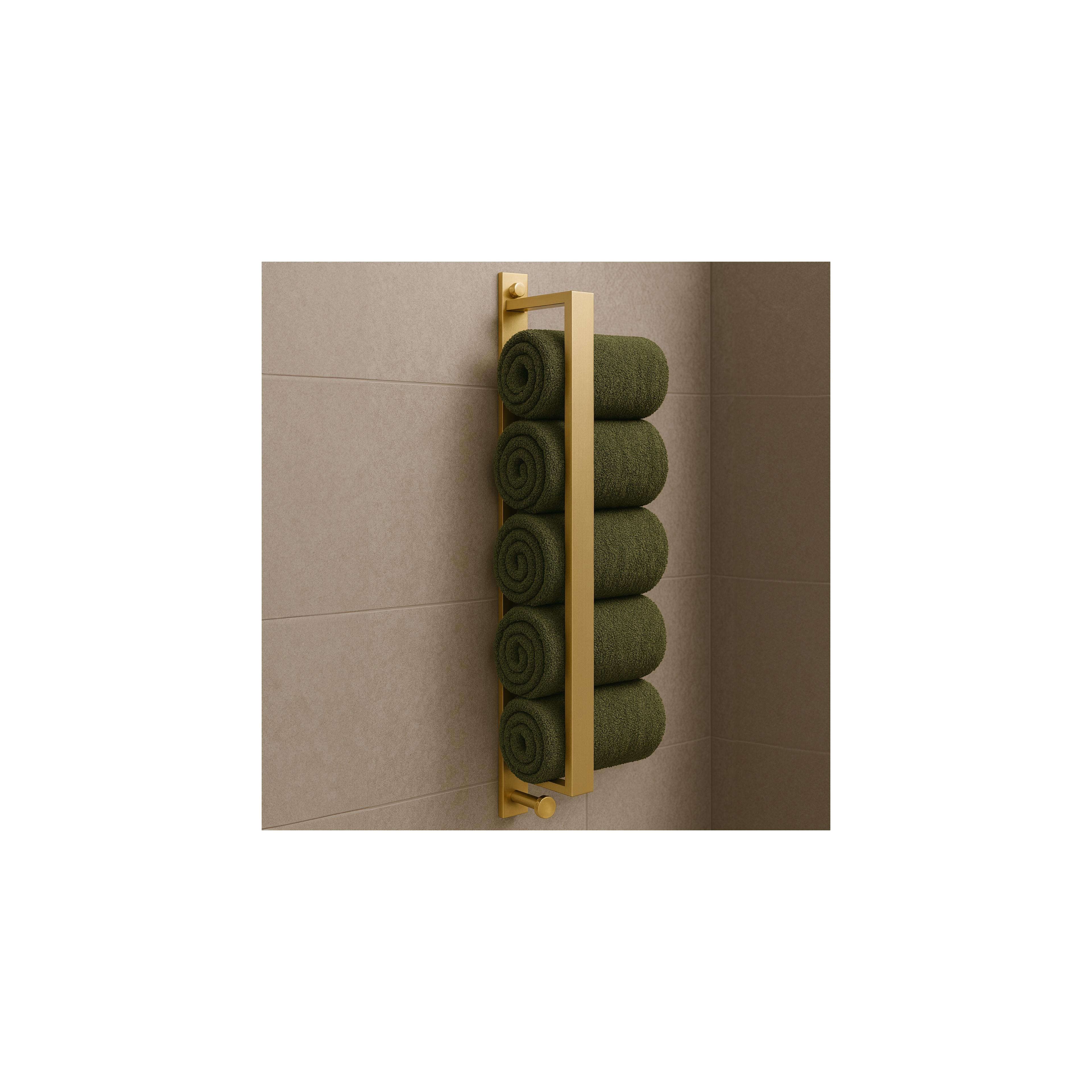 Handtuchhalter Brush Gold