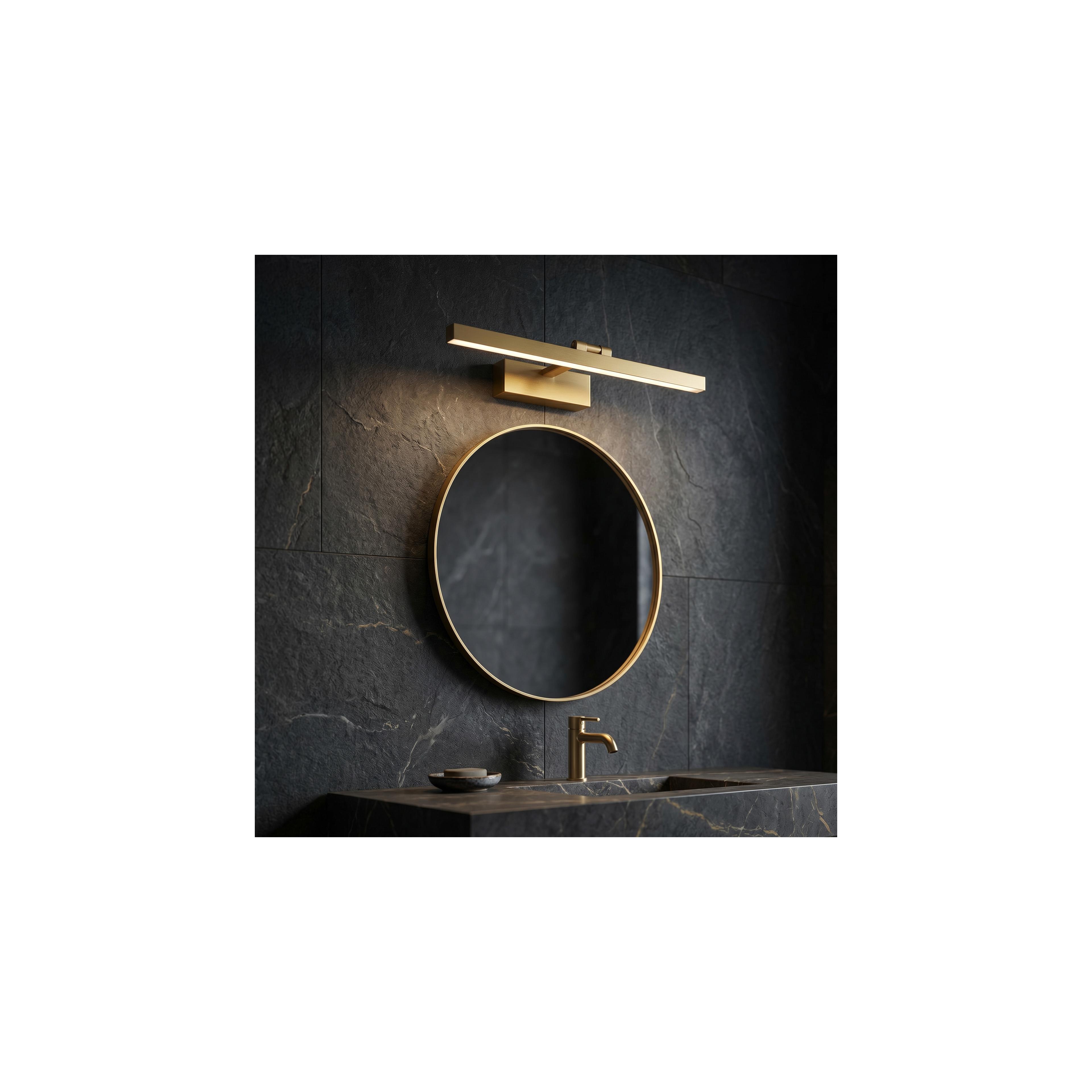 Aplică LED pentru baie APP1864-1W 60 cm BRUSH GOLD