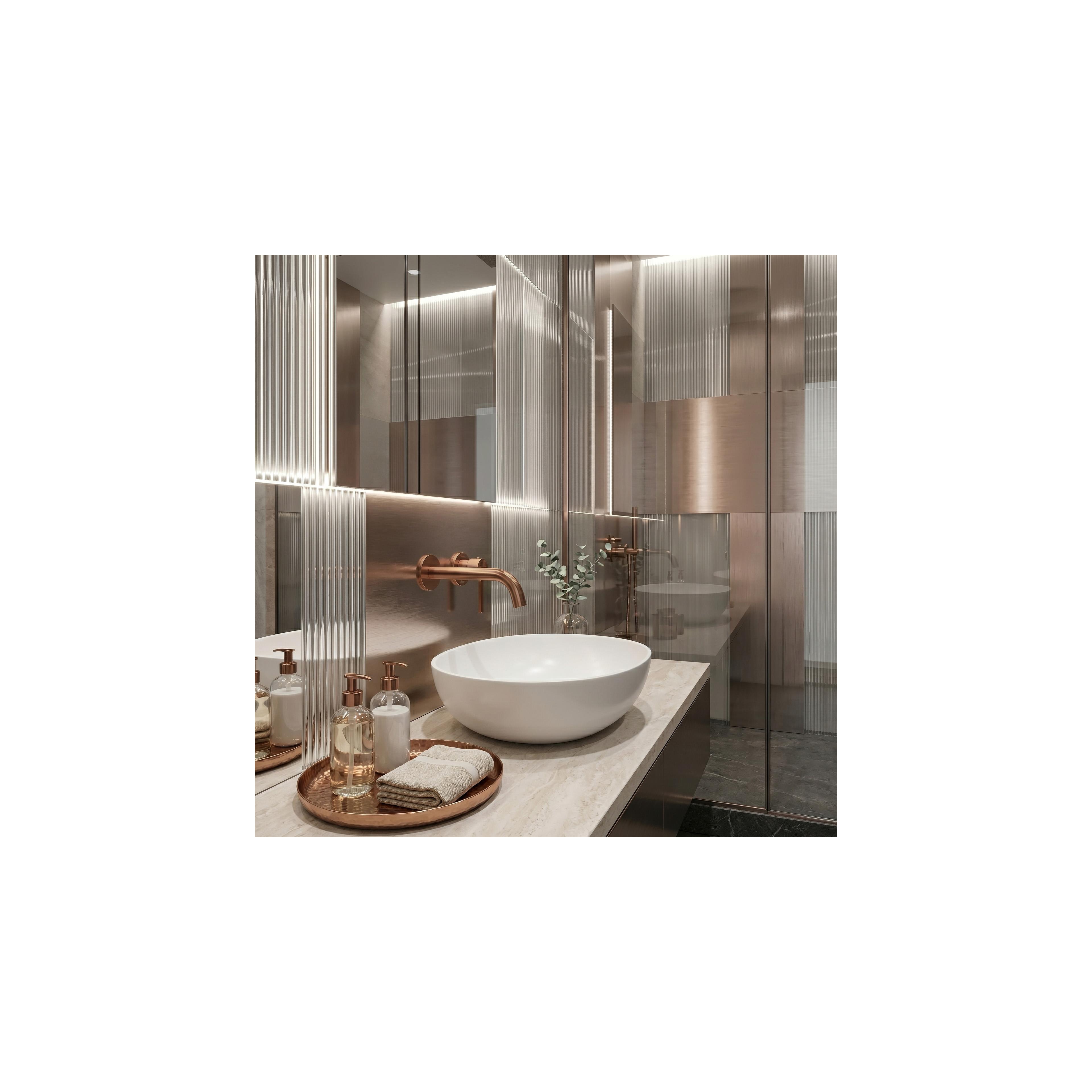 Inbouw wastafelkraan Rea Foster Brush Copper