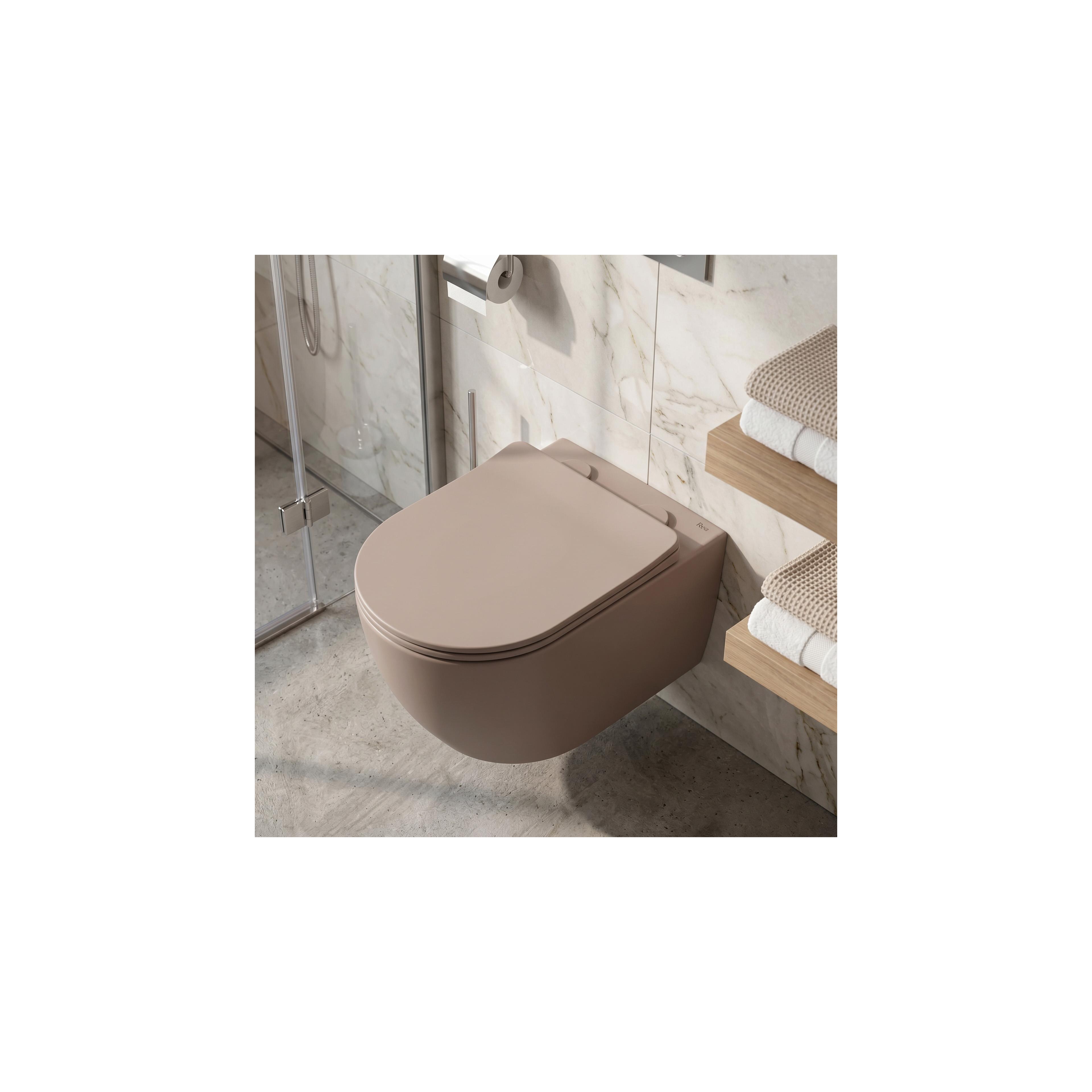 toilet bowl REA Focus Tornado Taupe