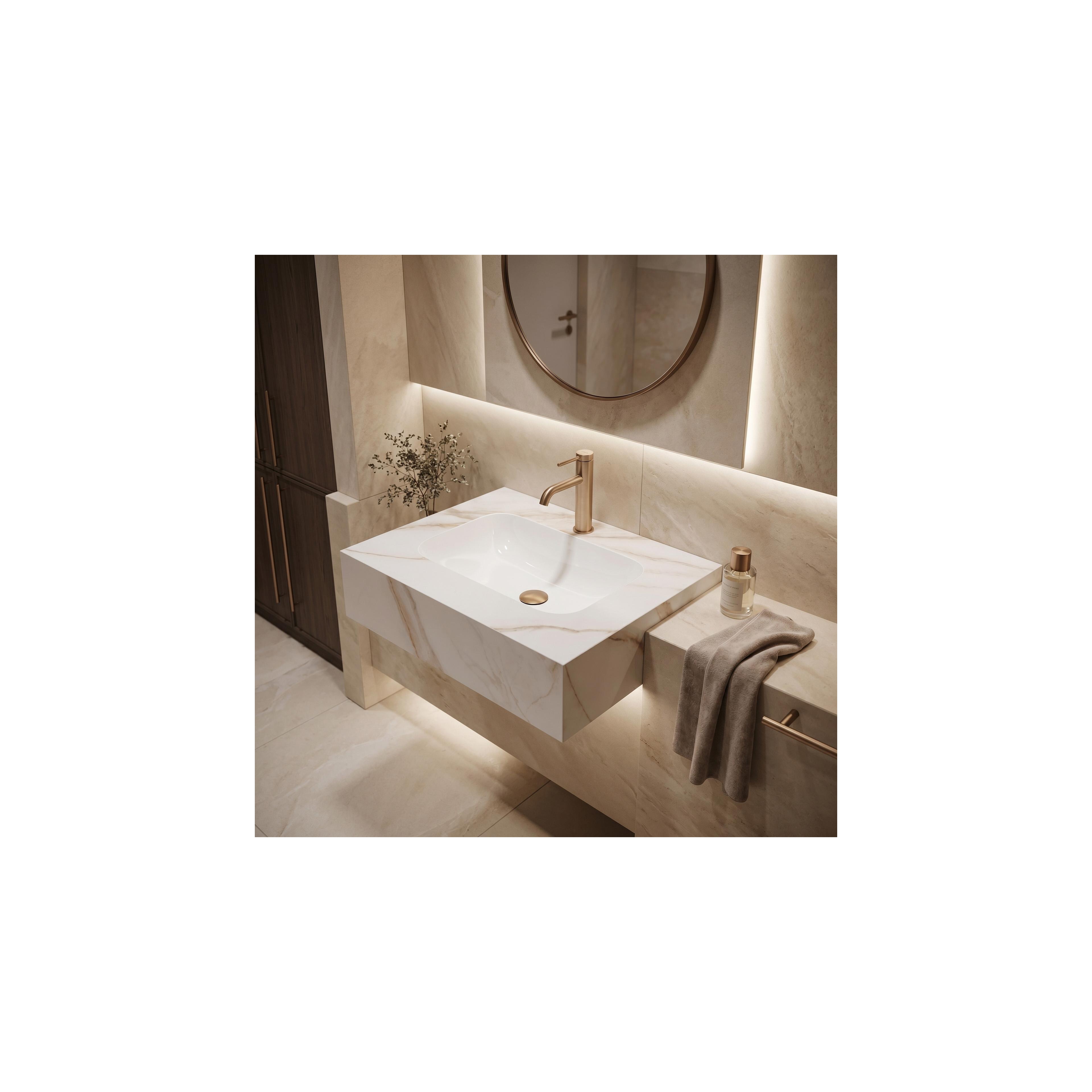 Wandwaschbecken REA Aresa Grey Gold 60
