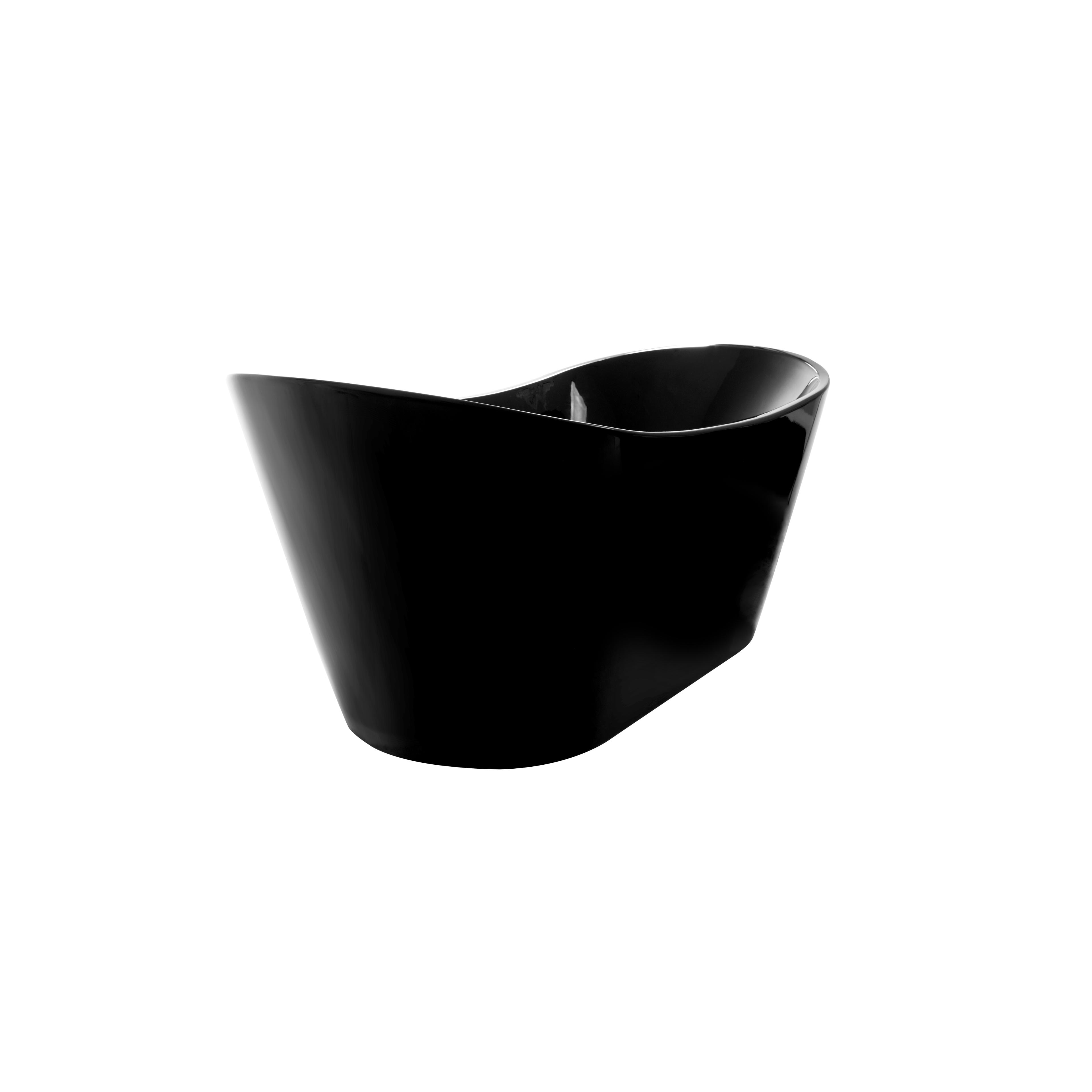 freistehende Badewanne Rea Ferrano black