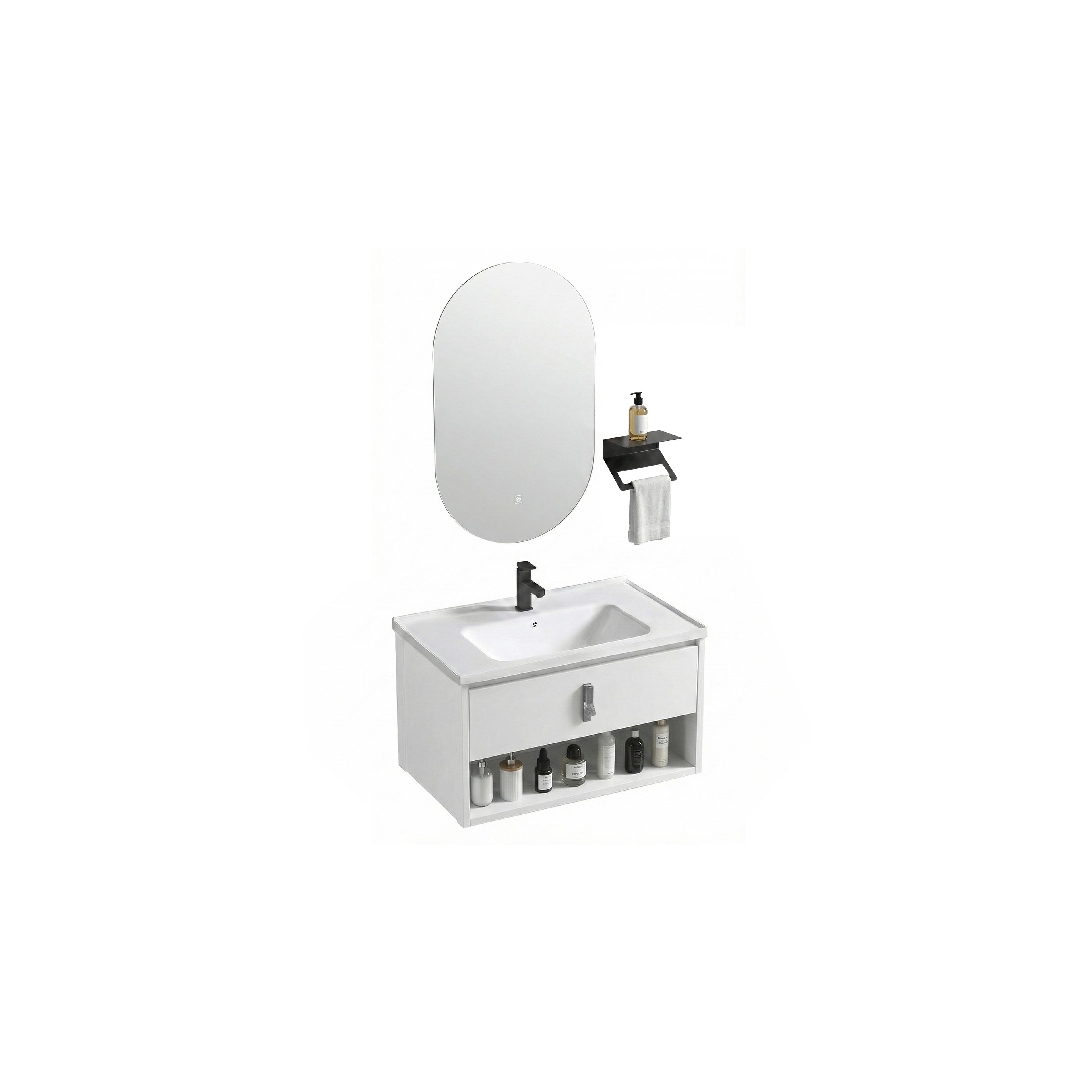 Комплект мебели за баня с мивка Toledo 60cm White