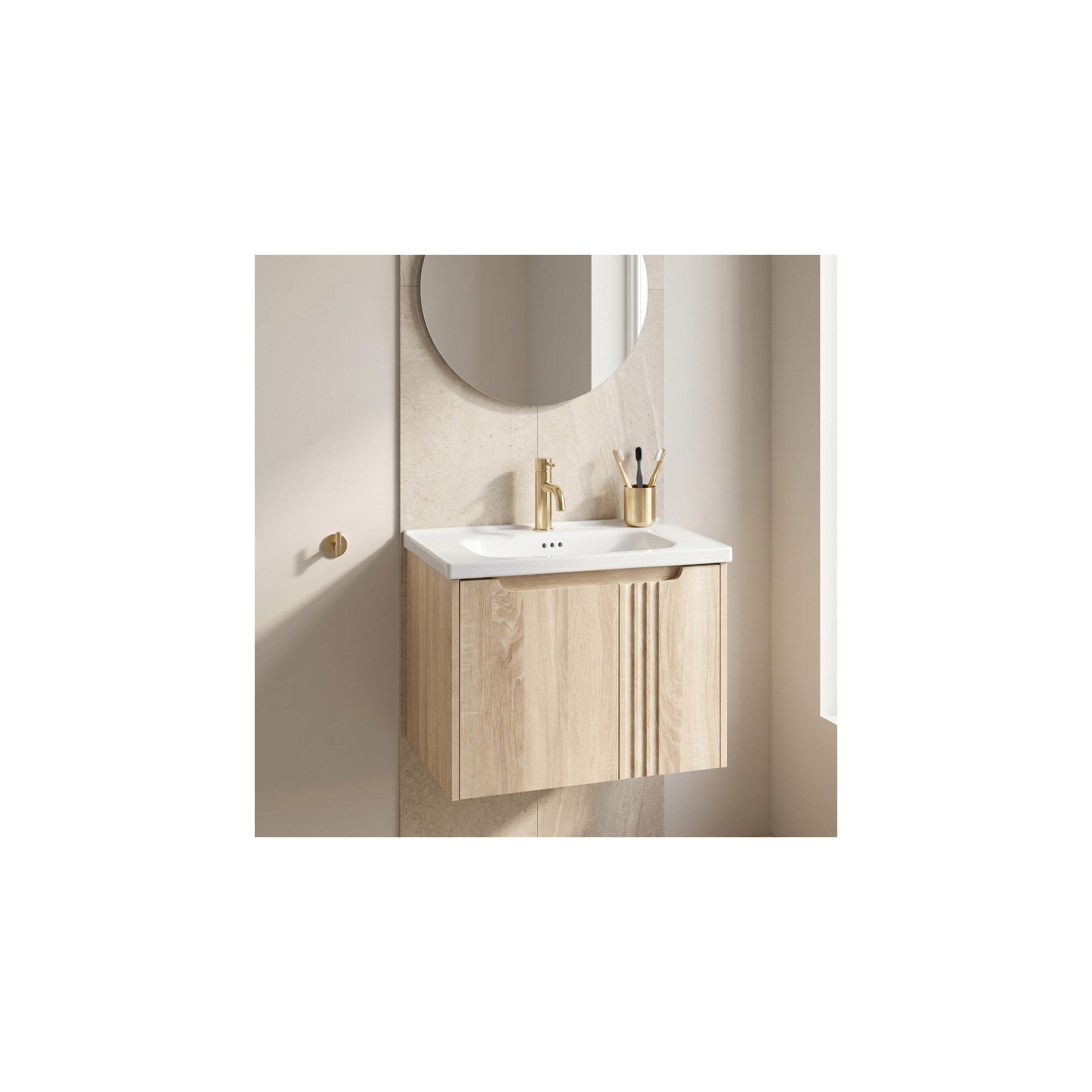 Bathroom vanity unit with sink Rea DB86-60L-3 Light 60cm