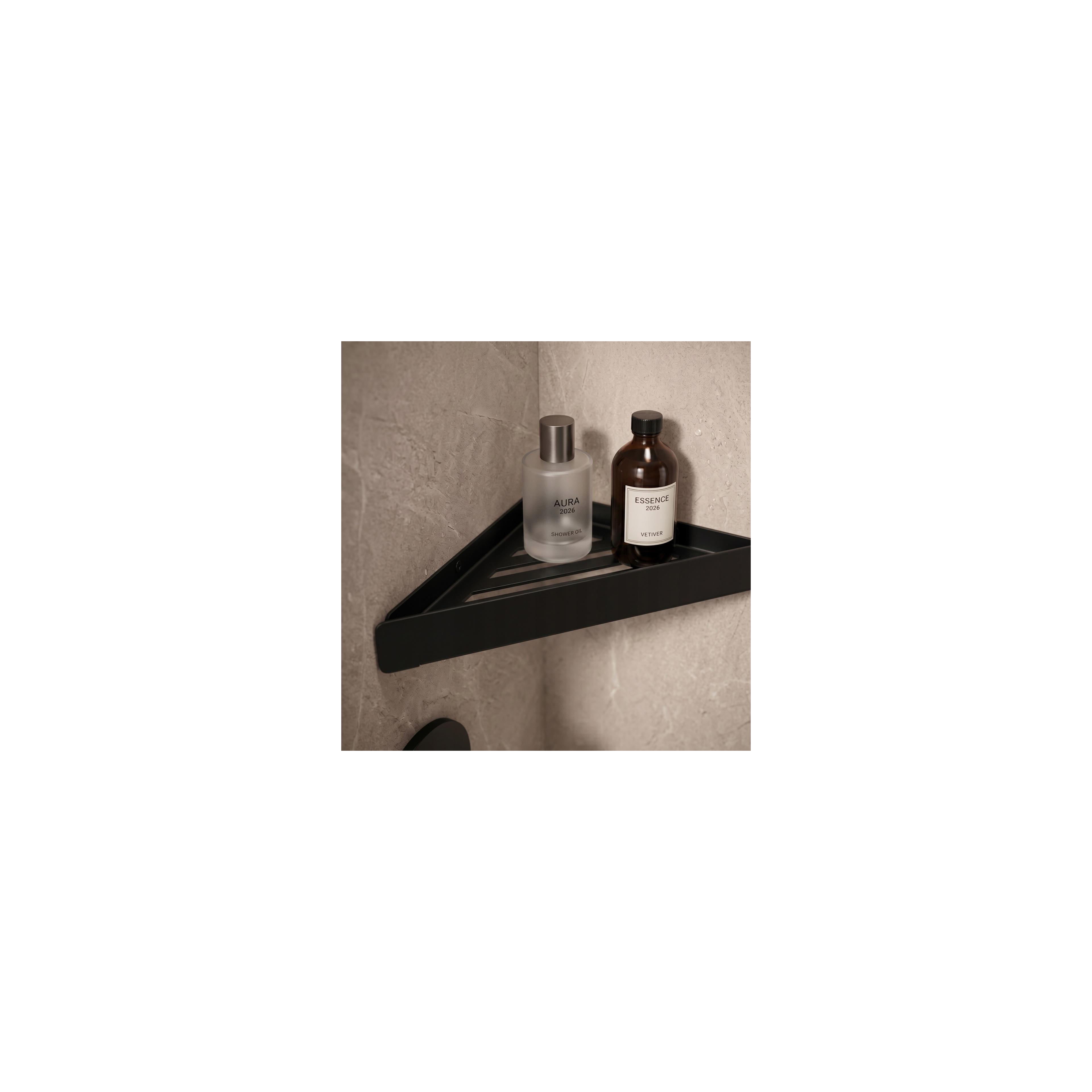 Badezimmerregal SF07 black matt
