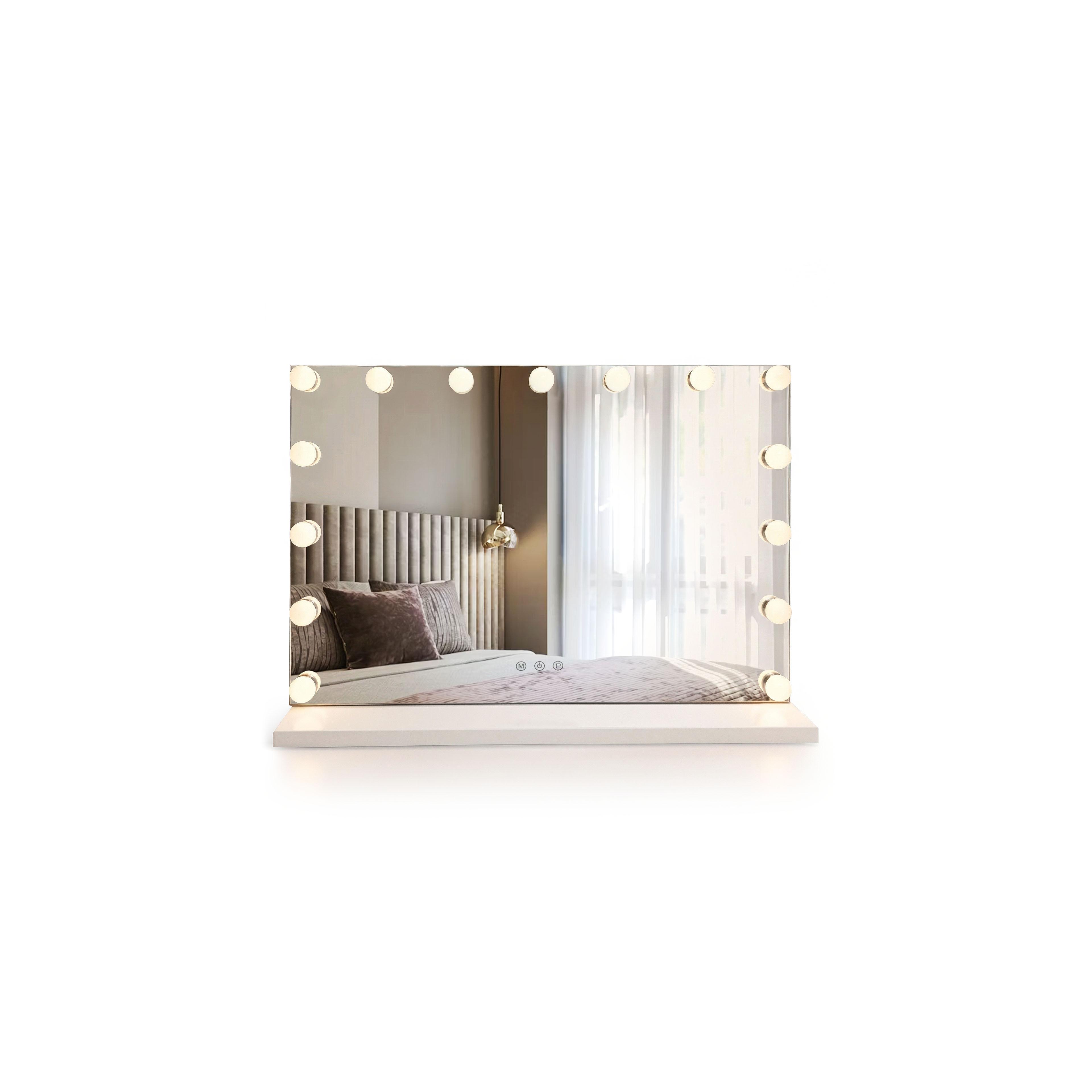 Spiegel LED HOLLYWOOD White 80x60