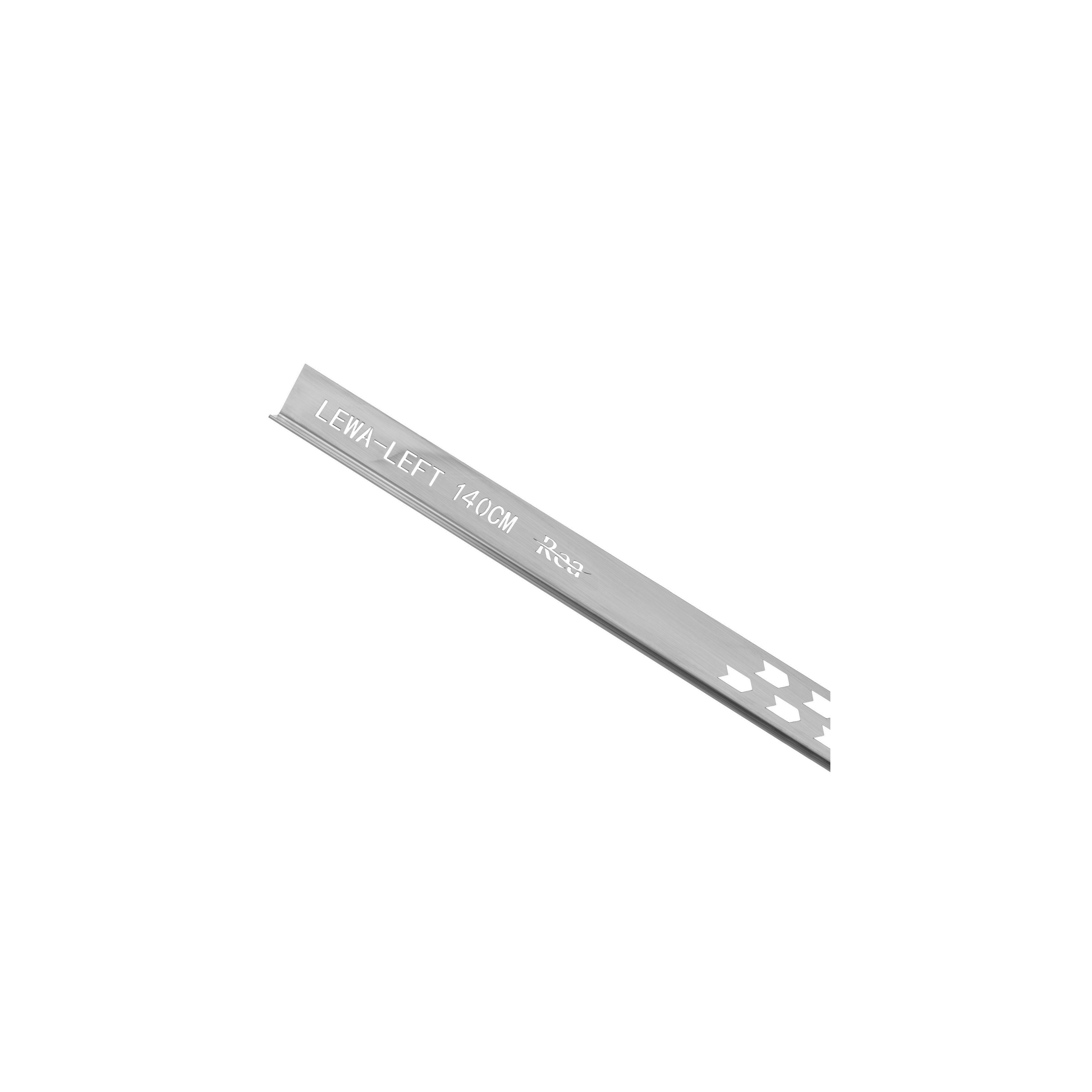 Наклонная планка для душового піддону 140cm Brush nickel