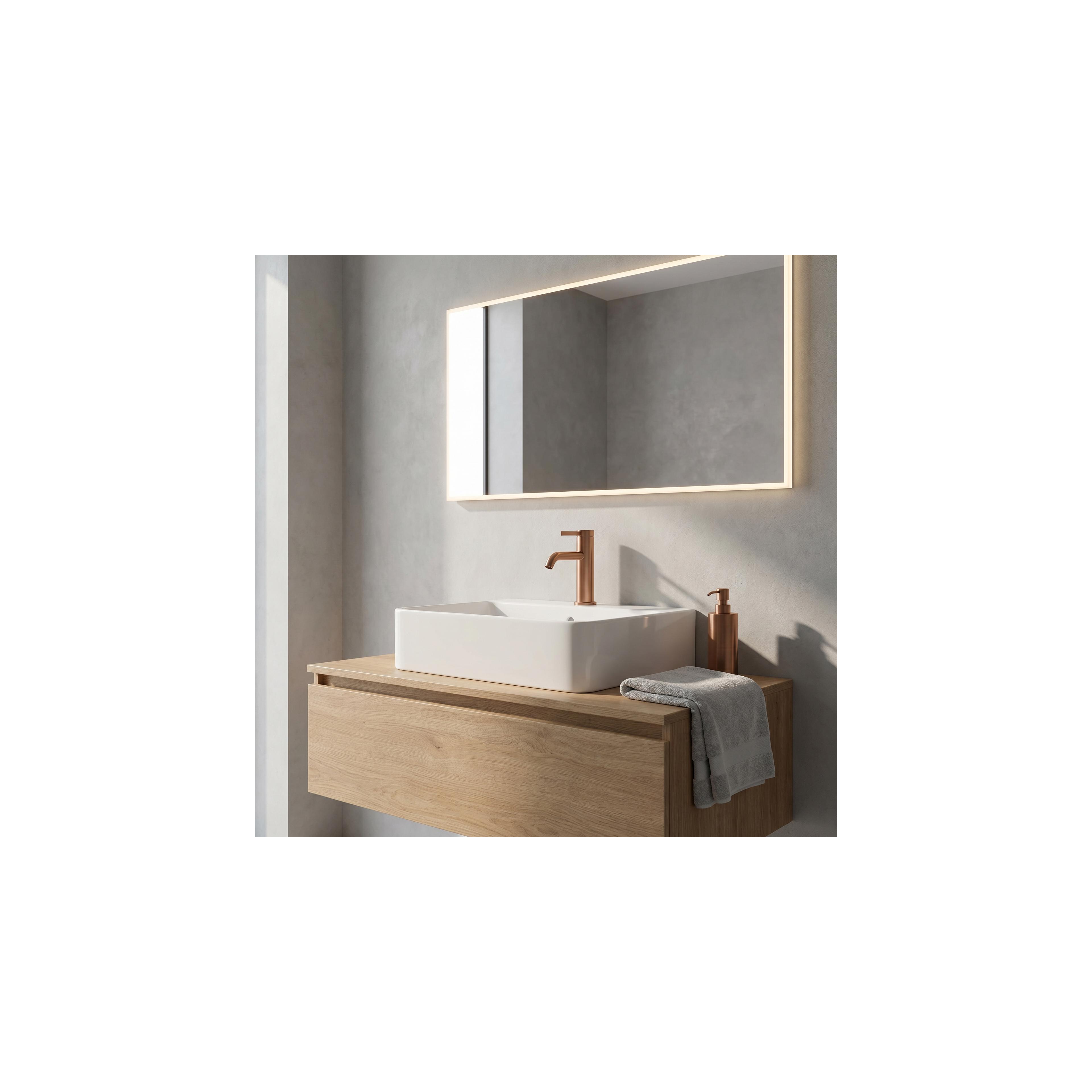 Bathroom faucet Rea Rivo Brush Copper