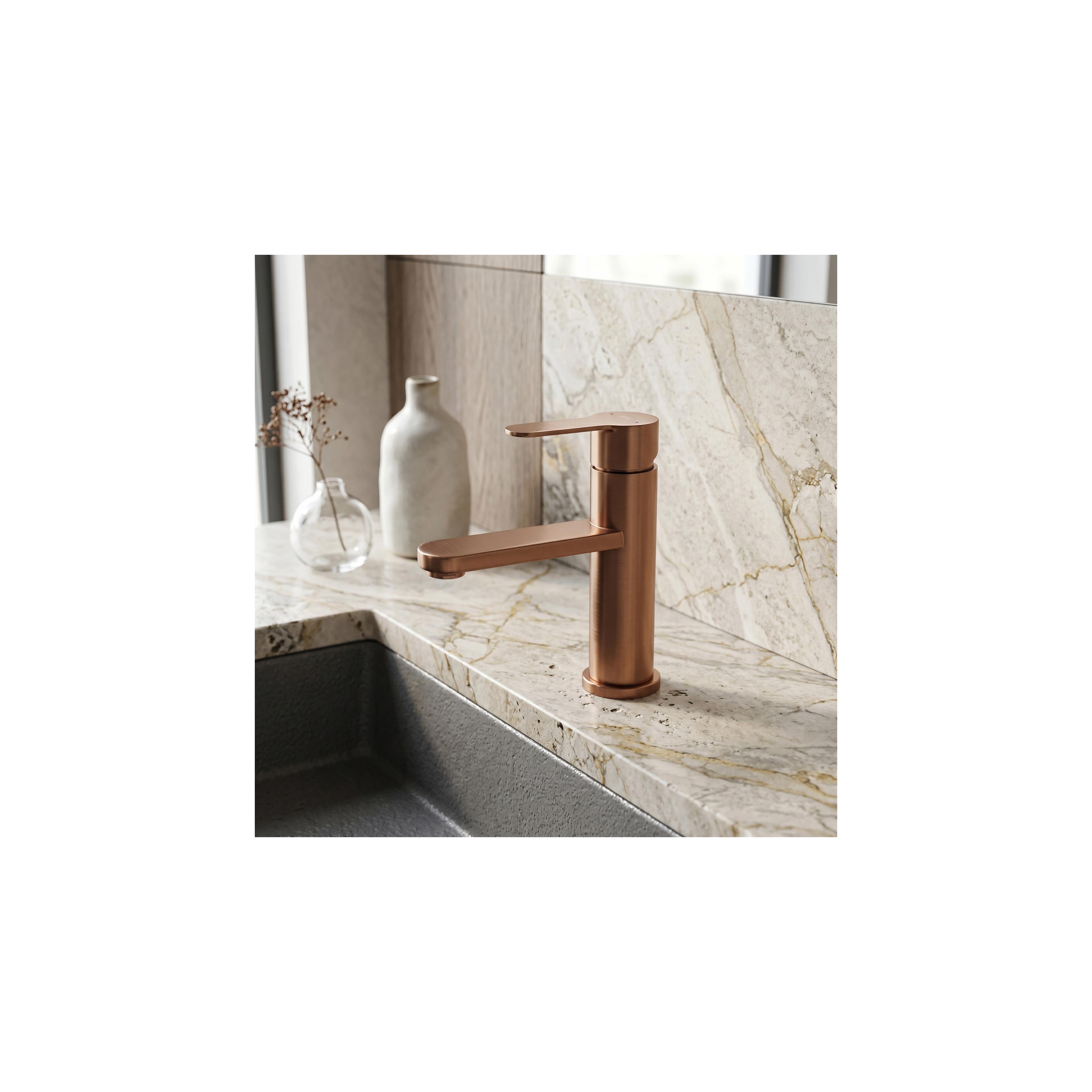 Waschbeckenarmatur Rea Arcos Brush Copper