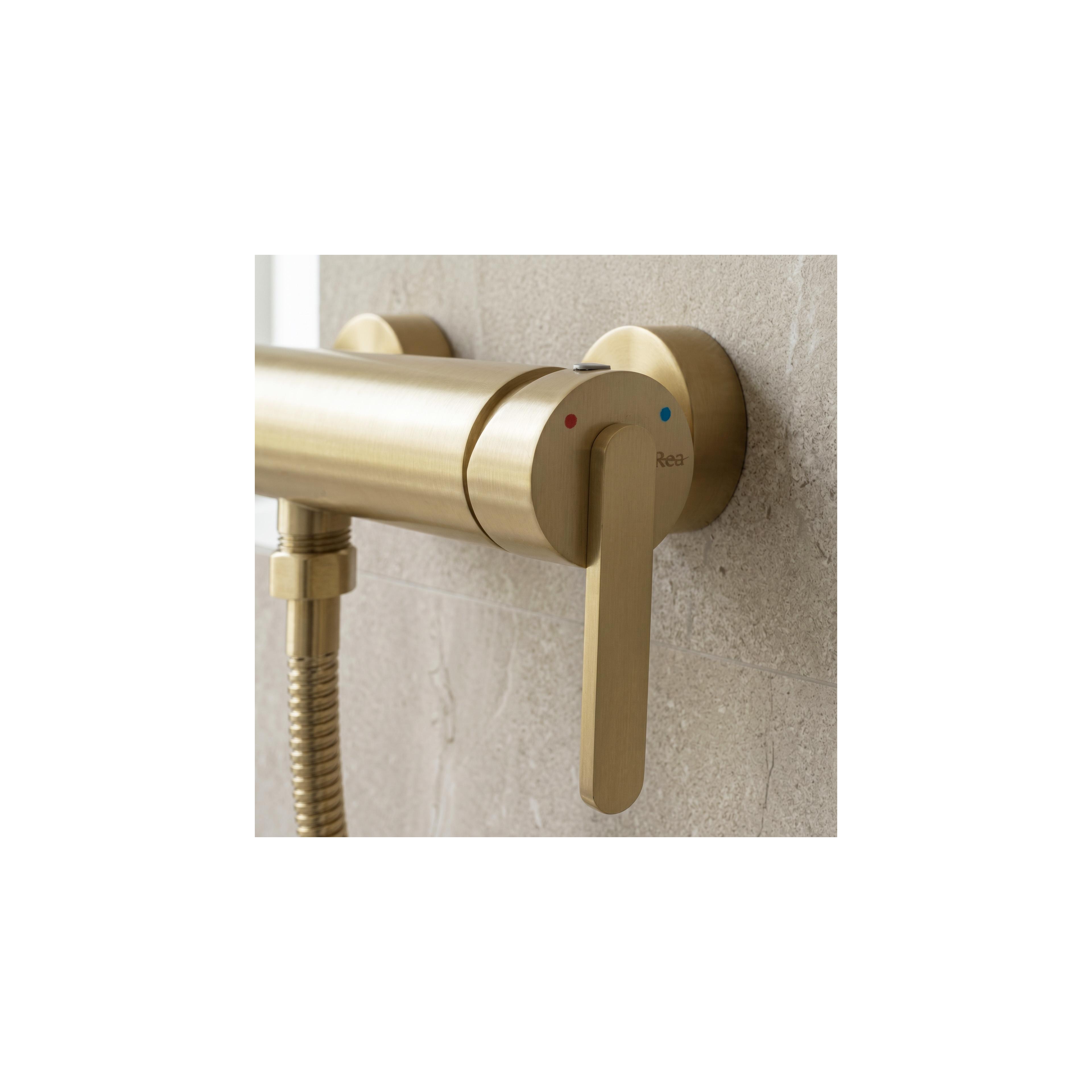 Wannenarmatur REA Ontario Side Brush Gold