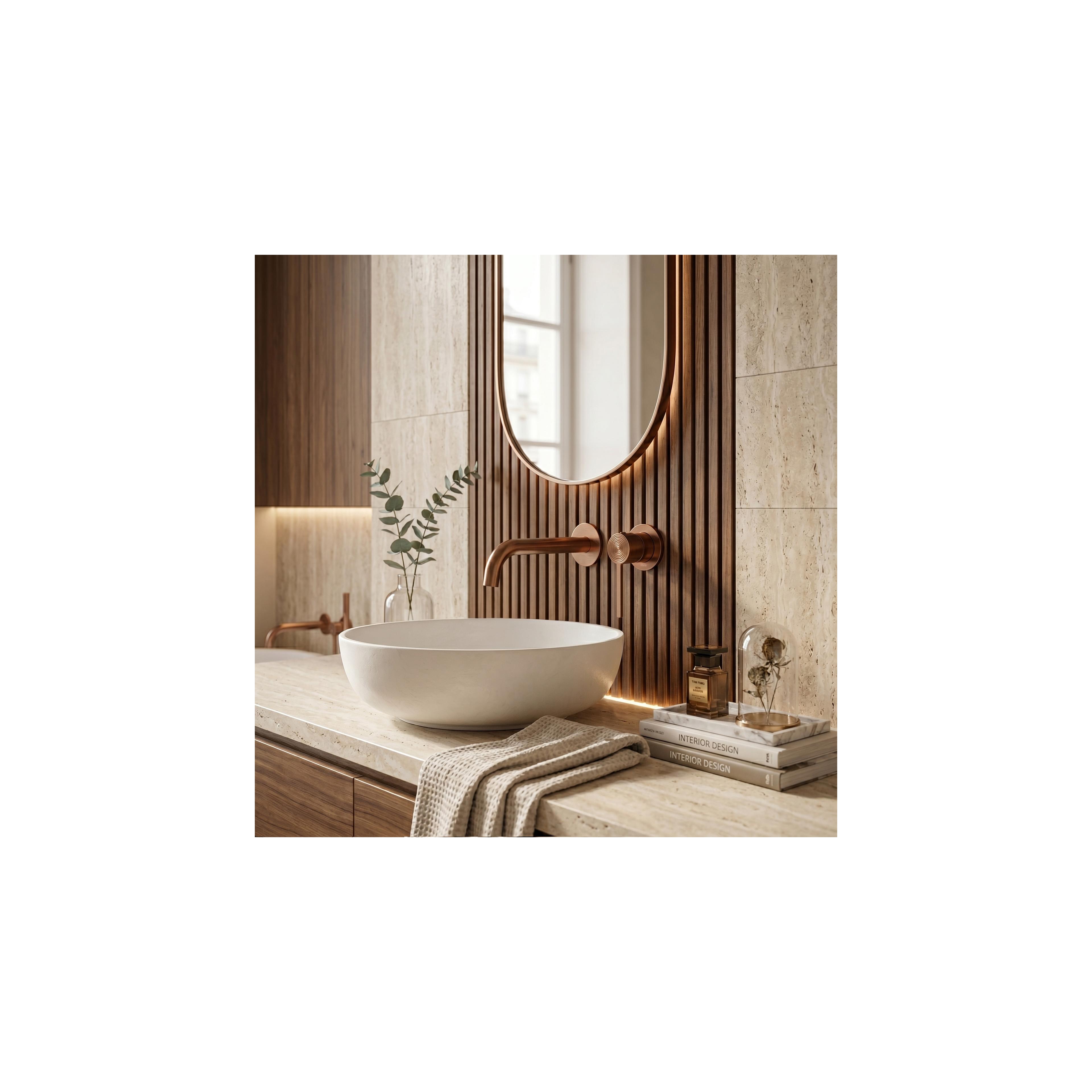Inbouw wastafelkraan Rea Foster Brush Copper