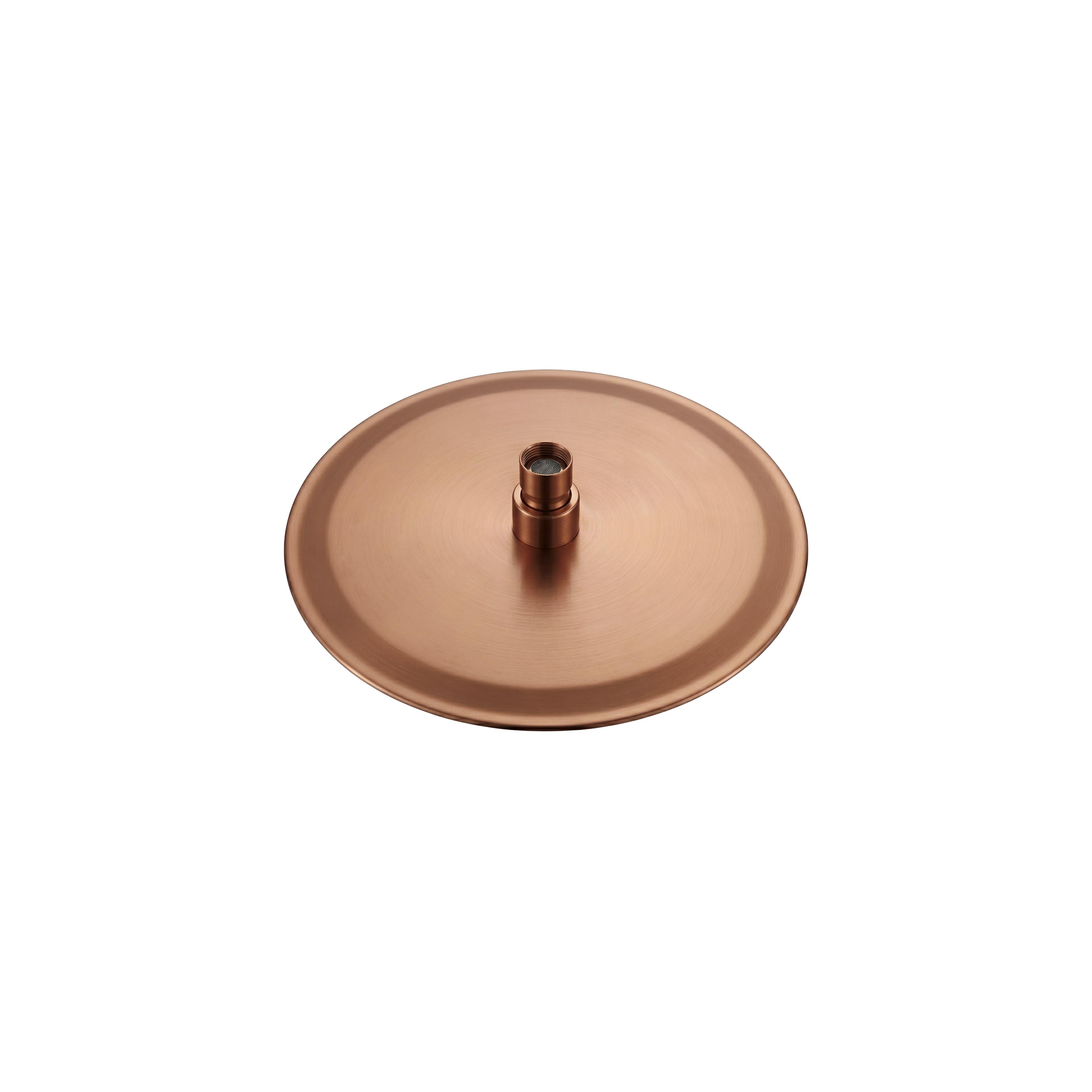 Кръгла душ глава REA JS-P014BRG 25cm Brush Copper