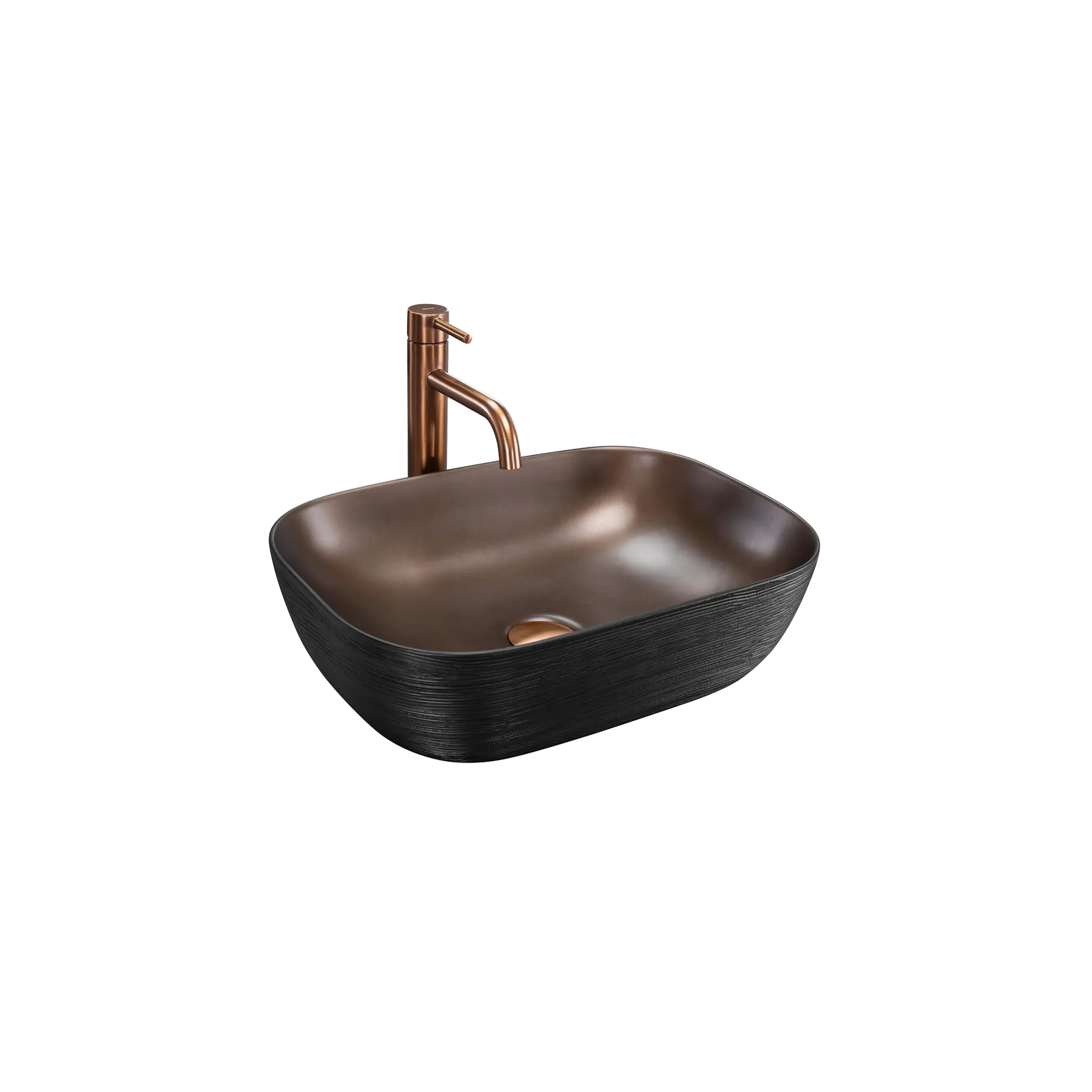 Νιπτήρας Rea Belinda COPPER BRUSH  / Black 46.5 x 33 x 13.5 εκ