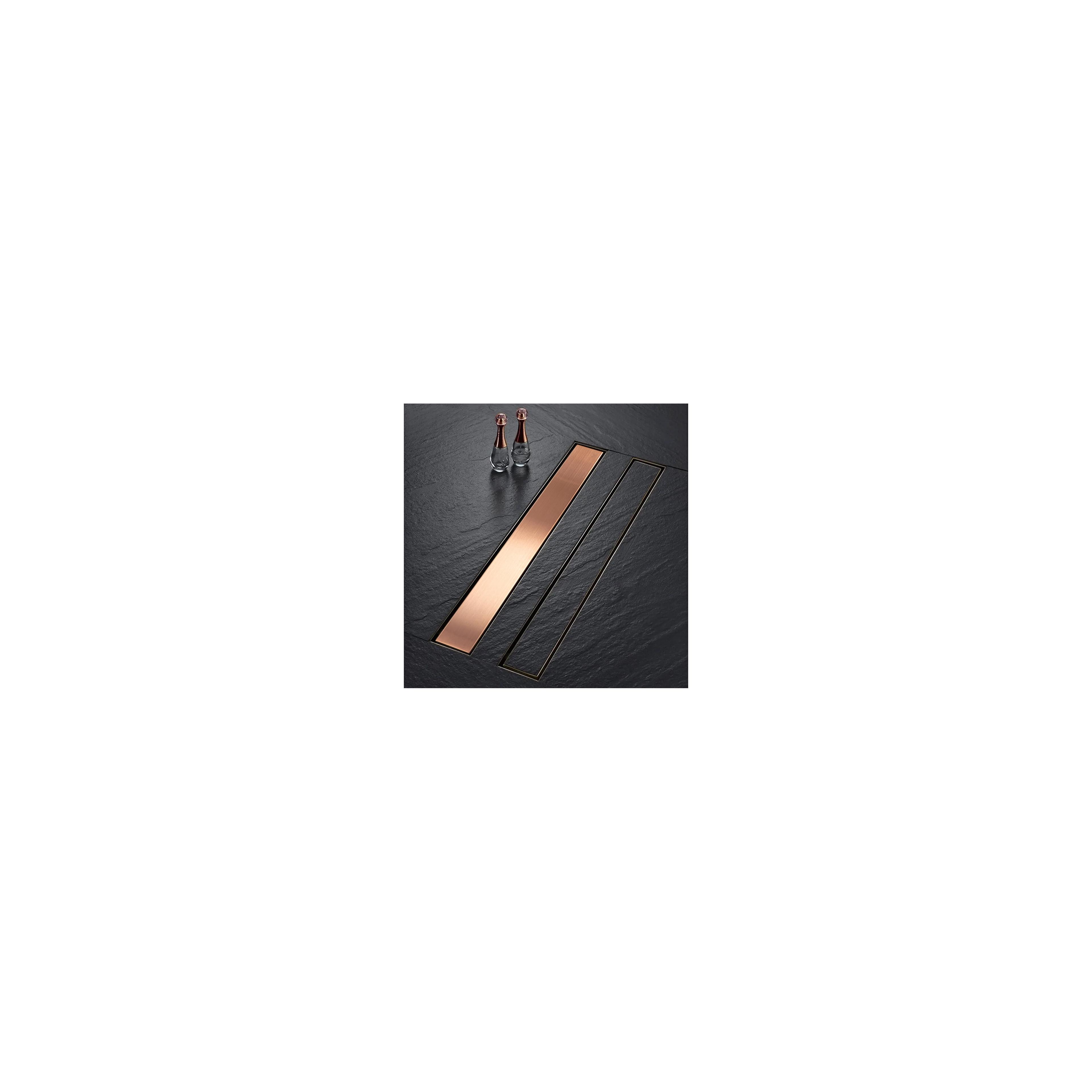 Scarico lineare REA Neox pro Brush Copper 100