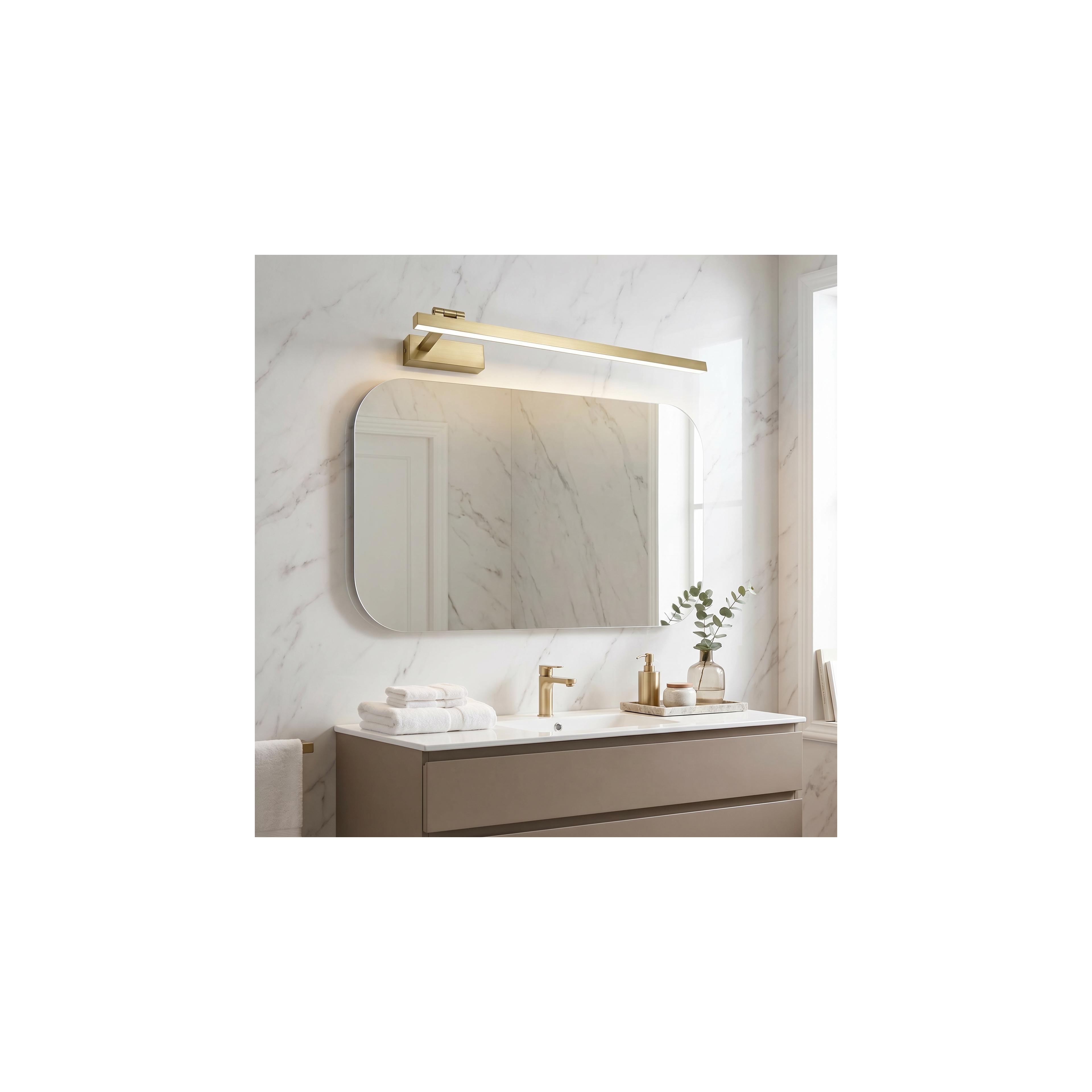 Bad LED-Wandleuchte SWE033-1W 80cm BRUSH GOLD