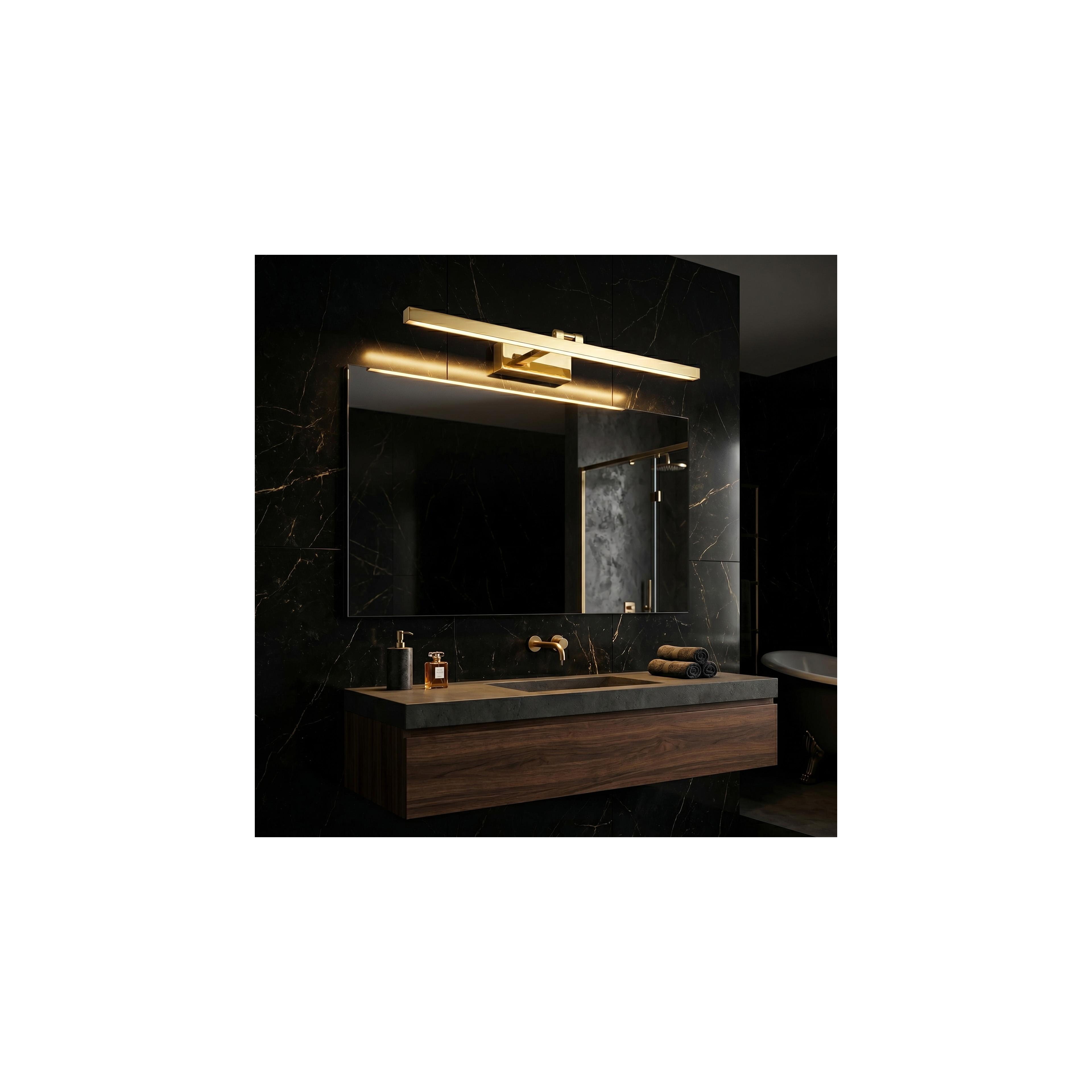 Kúpeľňové nástenné LED svietidlo APP1862-1W 80 cm GOLD