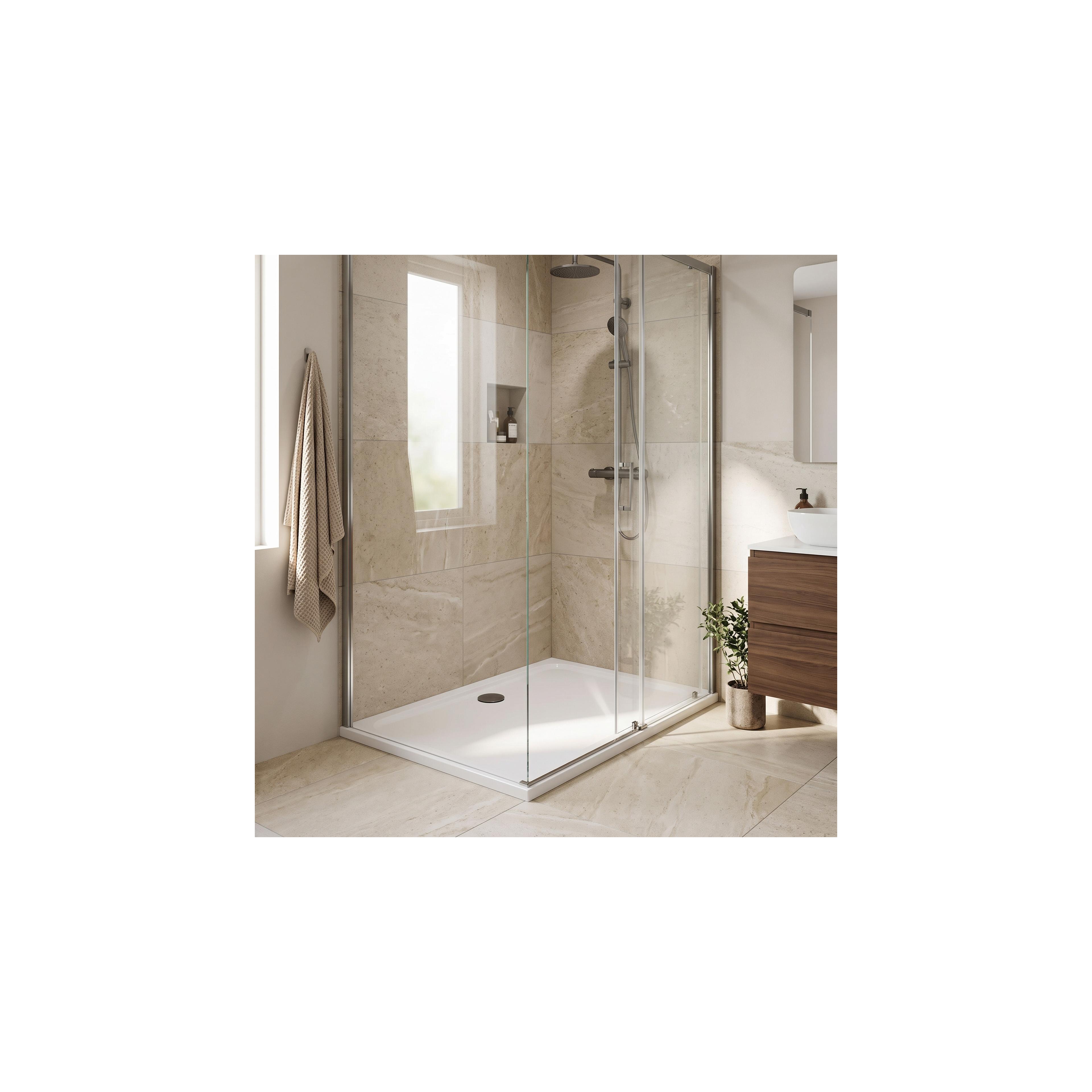 Acryl Duschwanne Rea Belmond White 80x100 Titan