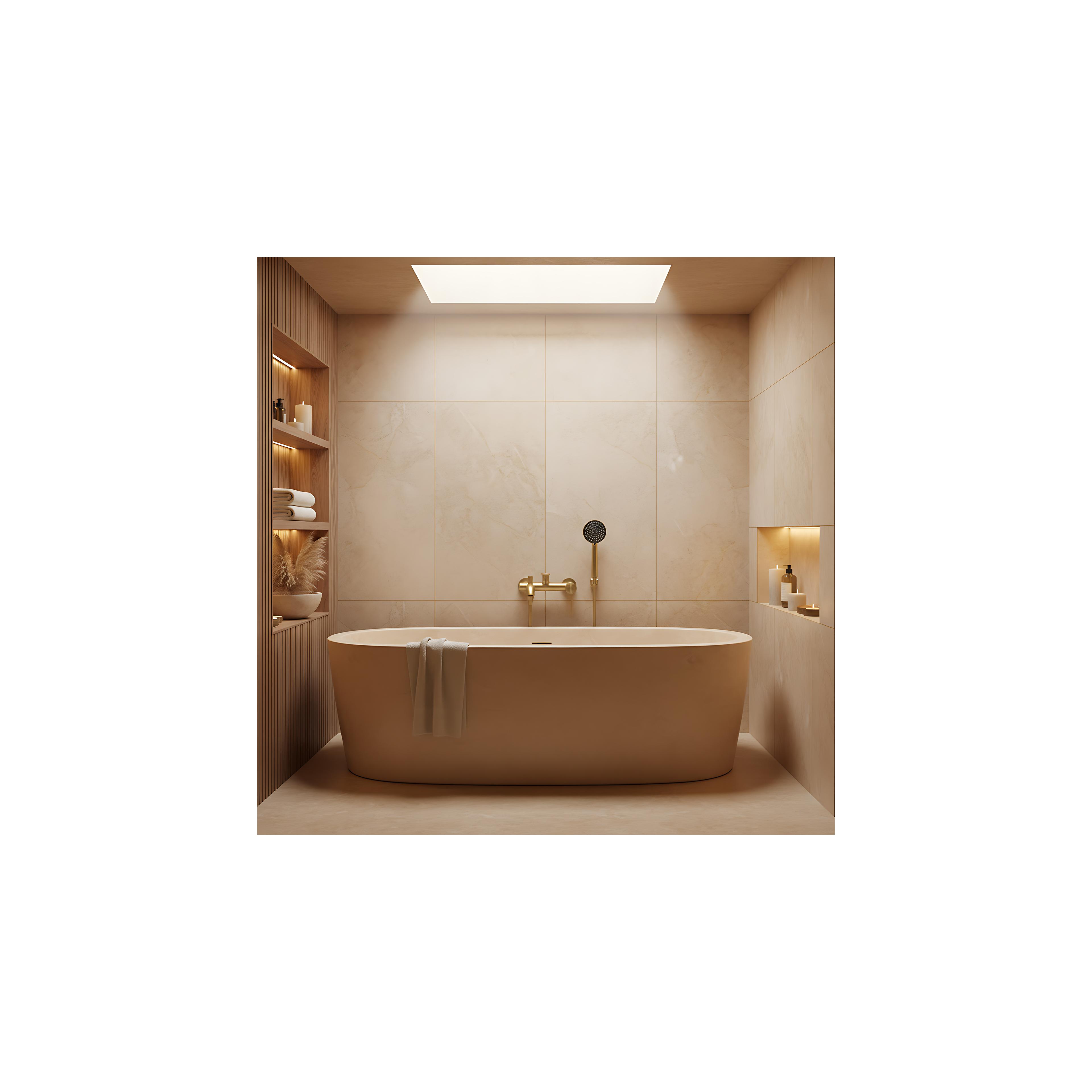 Wannenarmatur Rea FOSTER Gold Brush