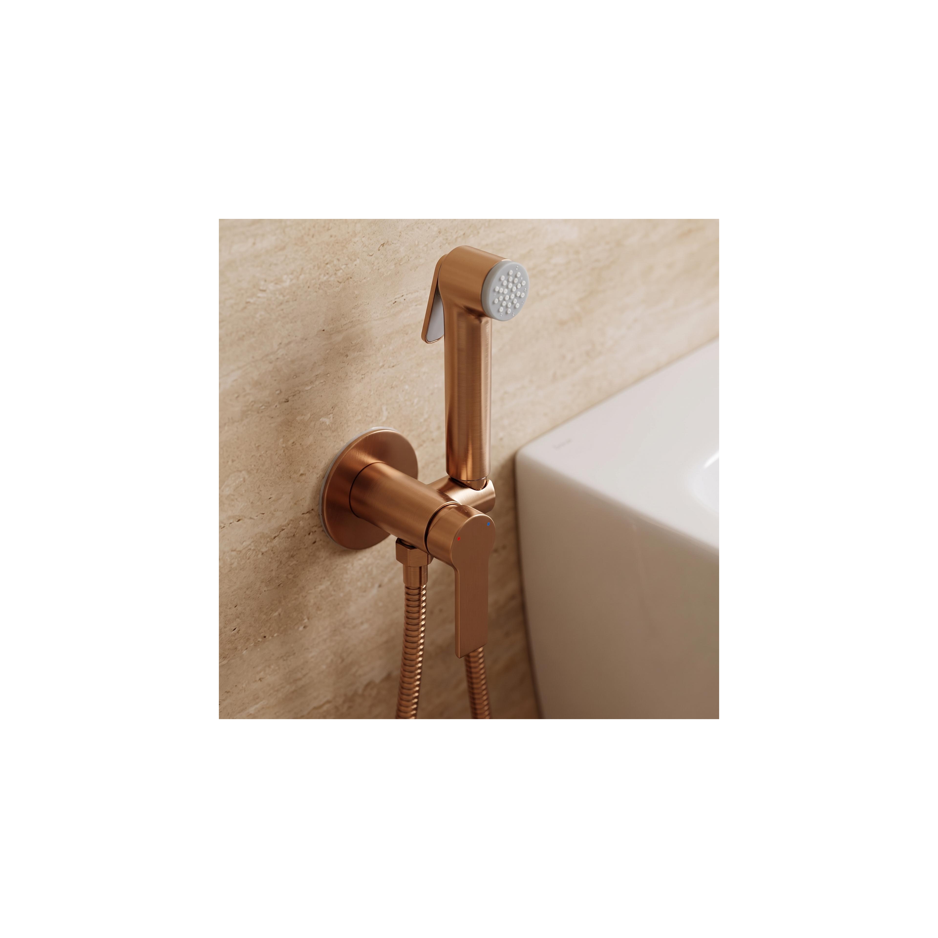 Bide maišytuvas REA Argus Brush Copper