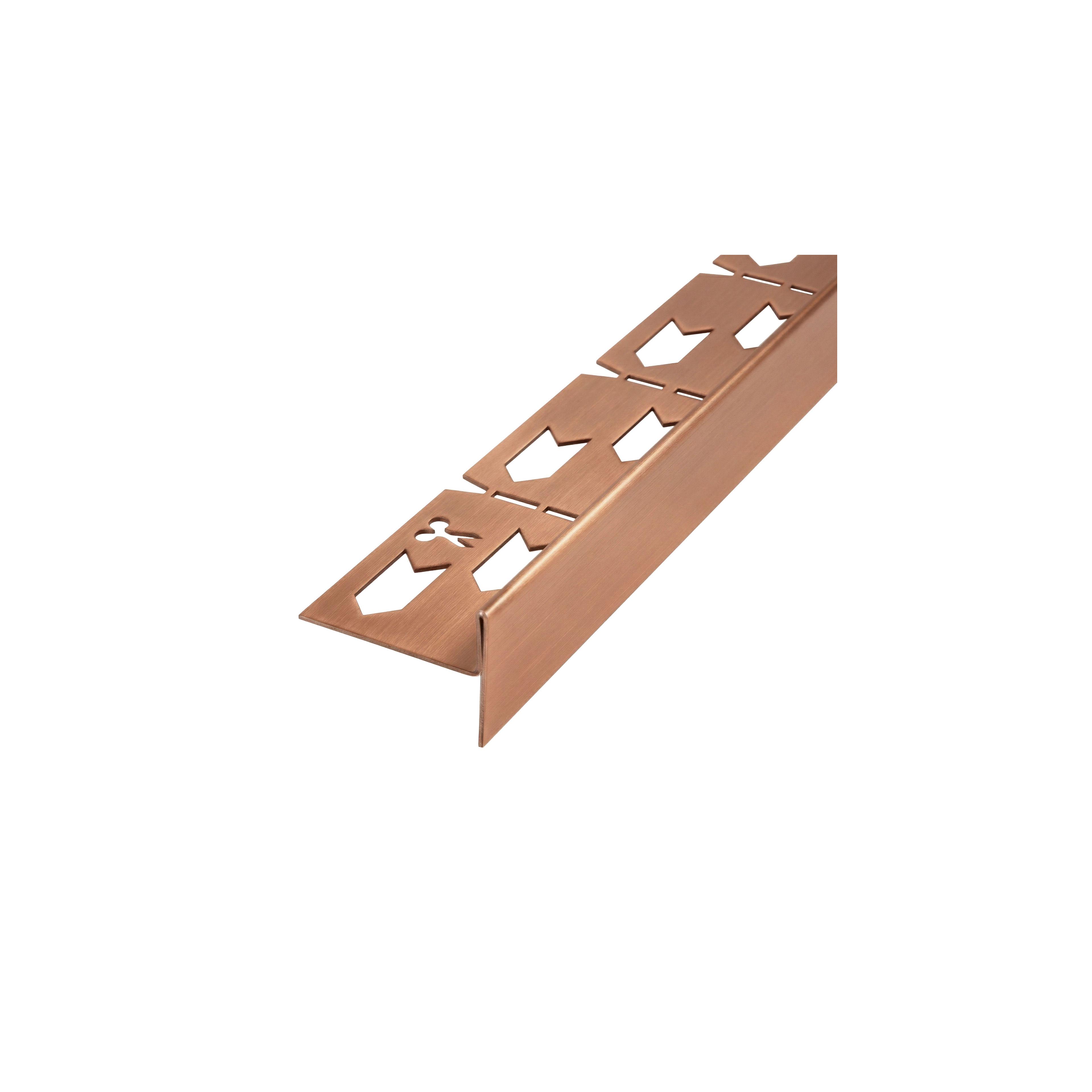 Shower tray skirting panel 100cm Brush Copper