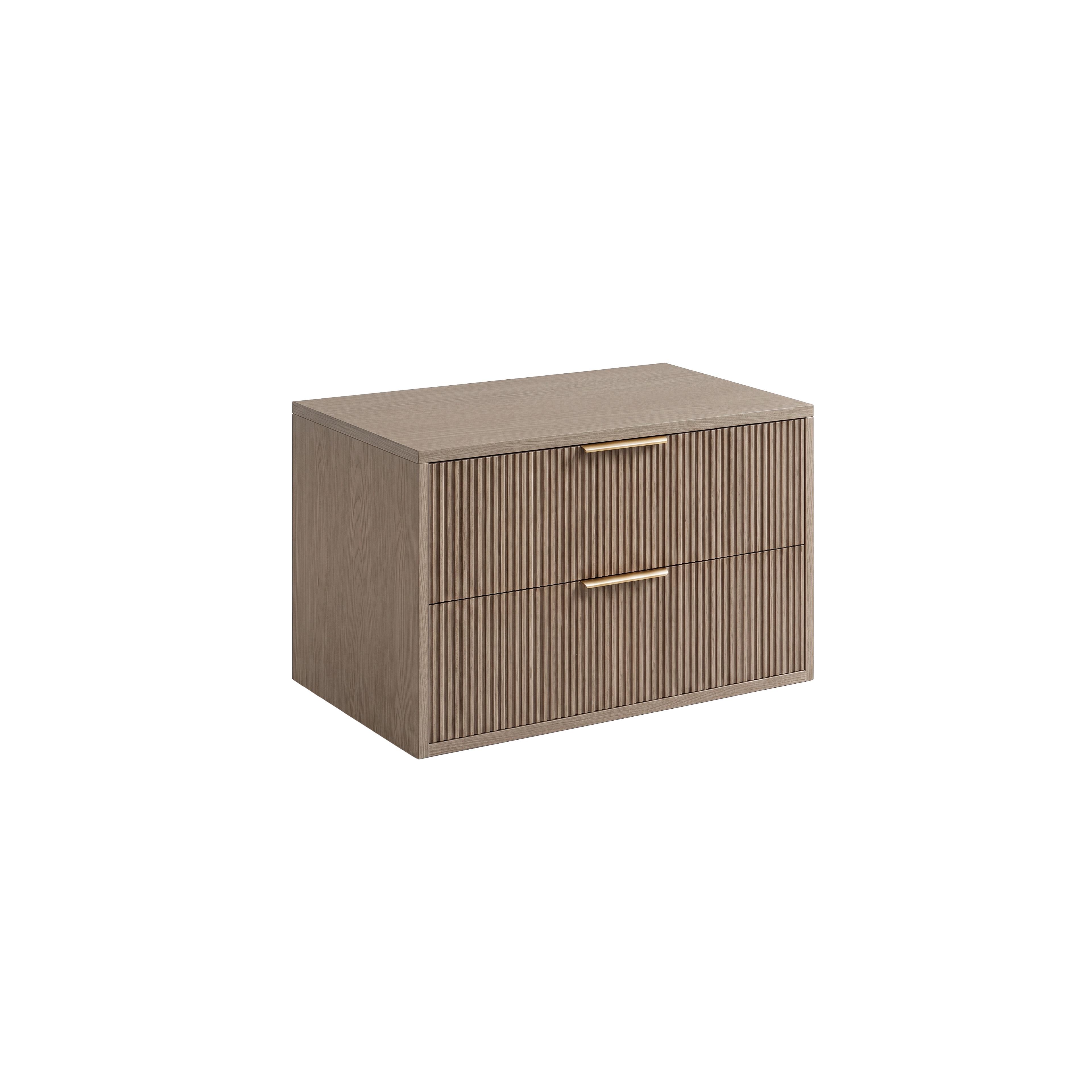 Шкаф за мивка Rea Mono 80cm Grey Oak