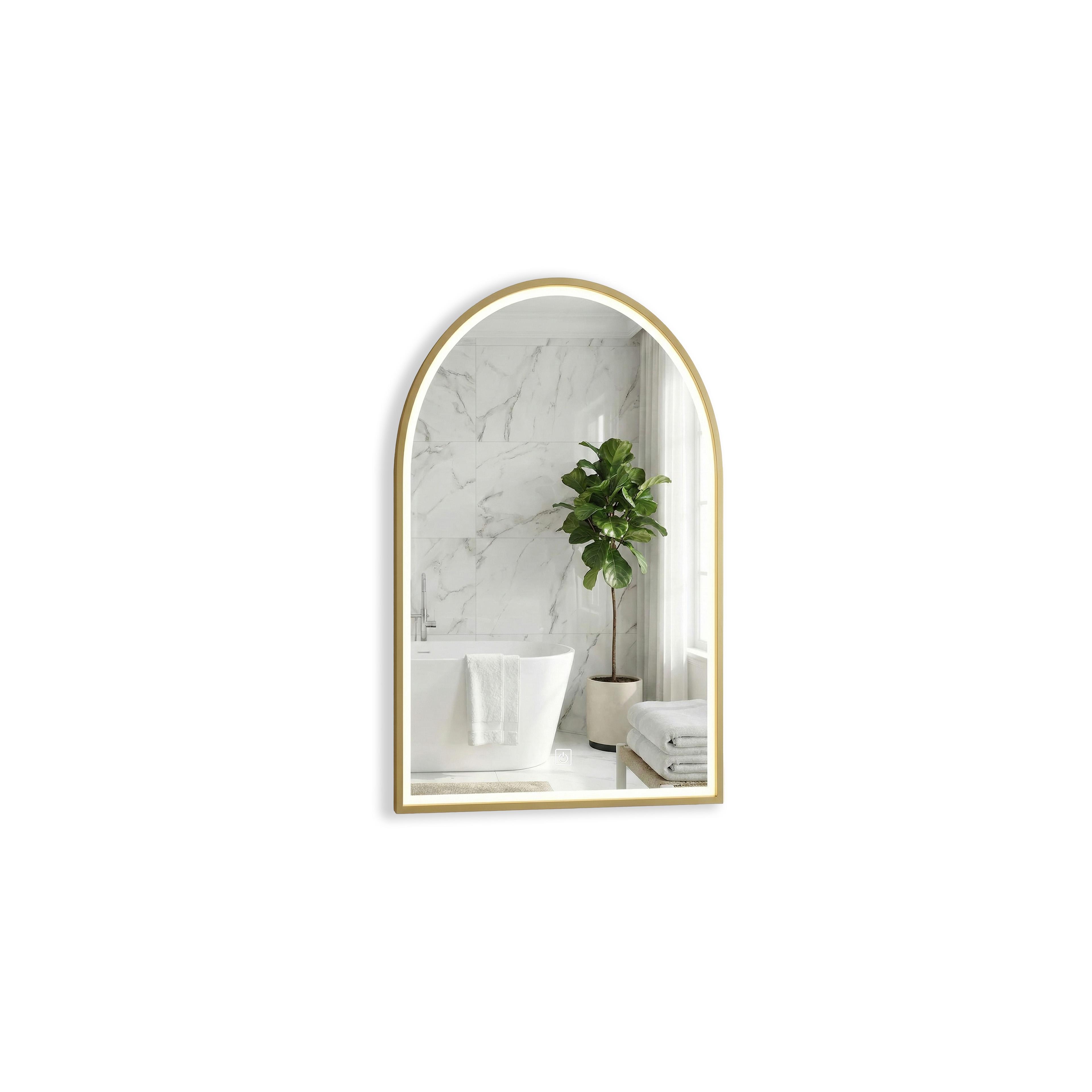 Mirror LED 60x100cm DART GOLD