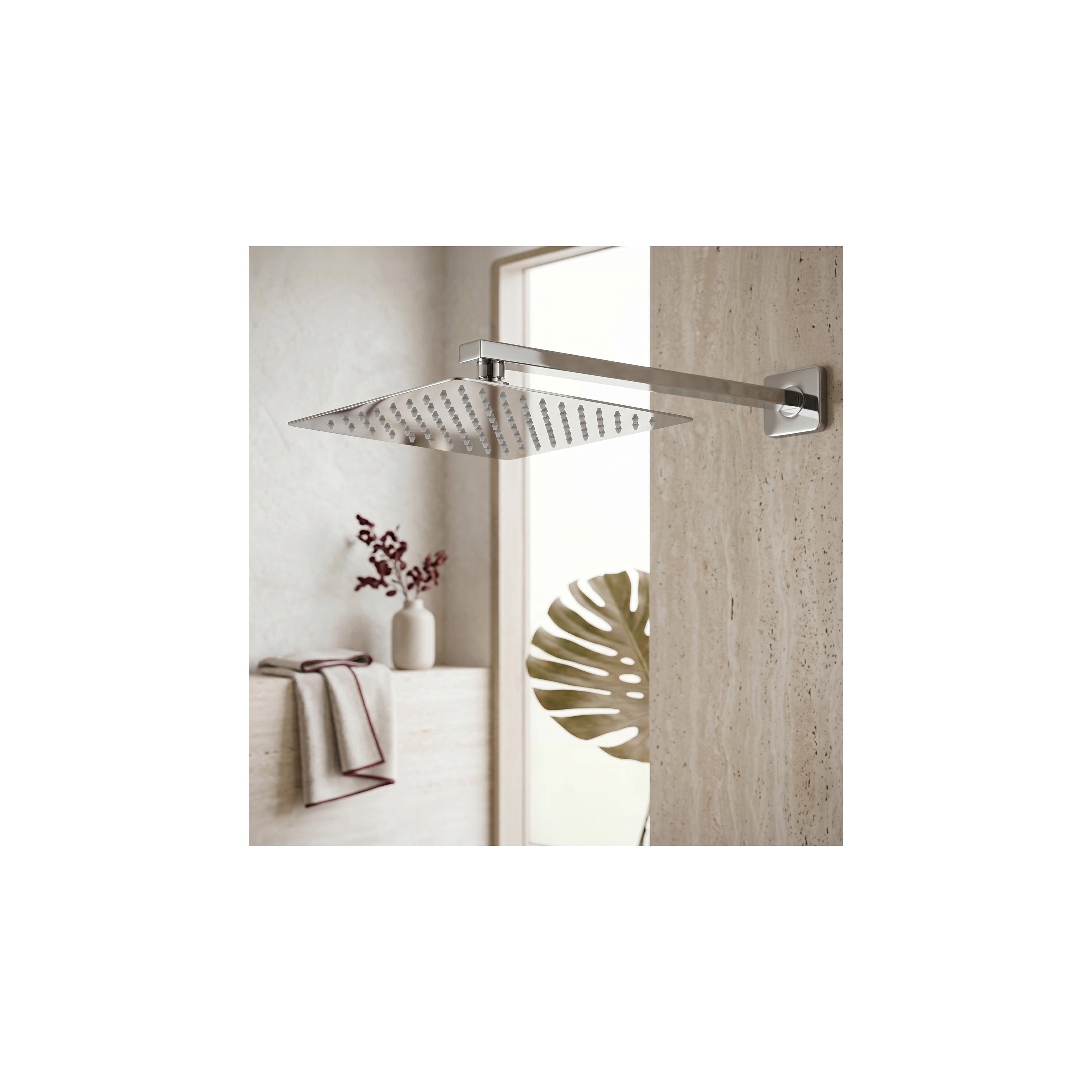 Kvadratna tuš ruža REA JS-P015 25cm Chrome