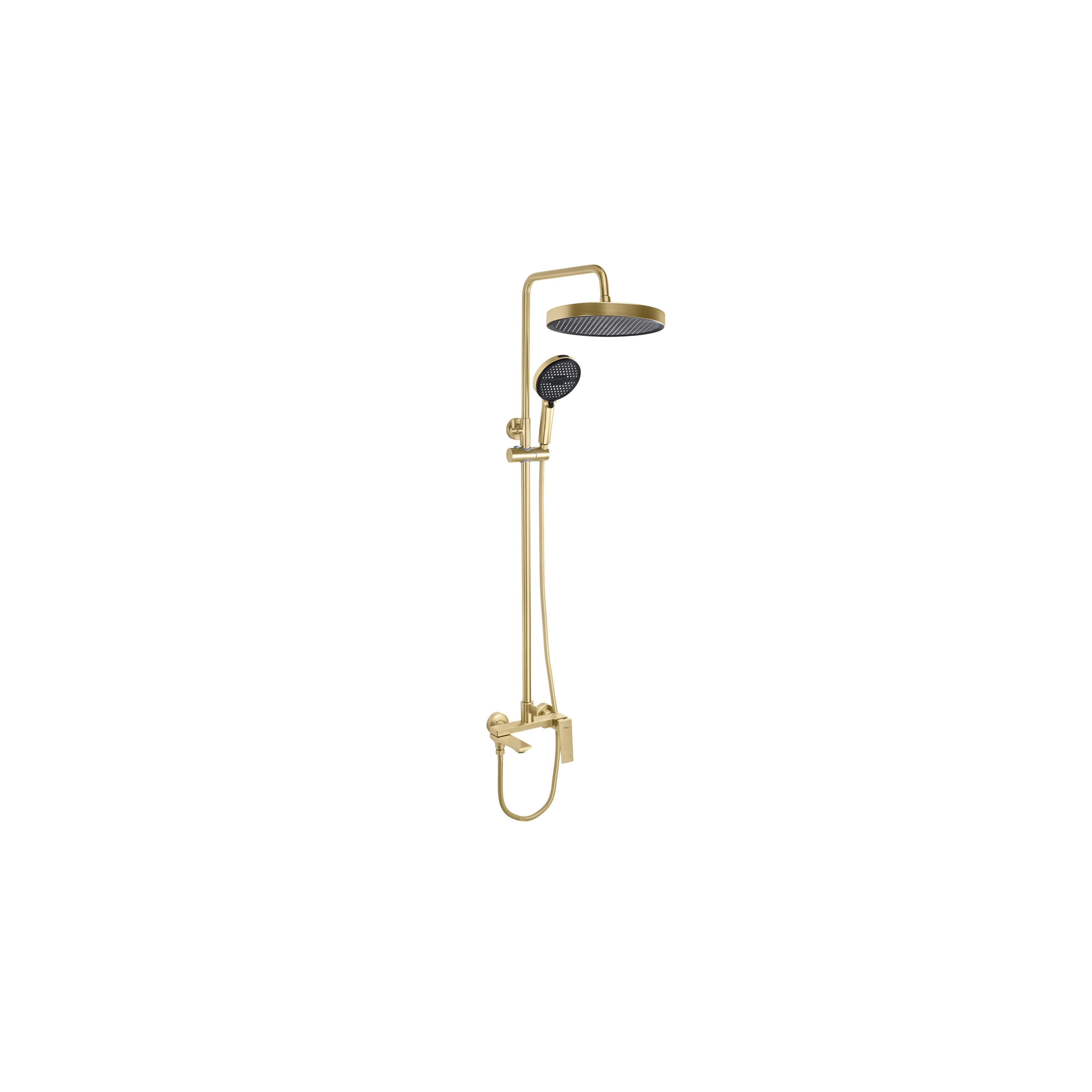 Duschgarnitur Rea Prime Brush Gold