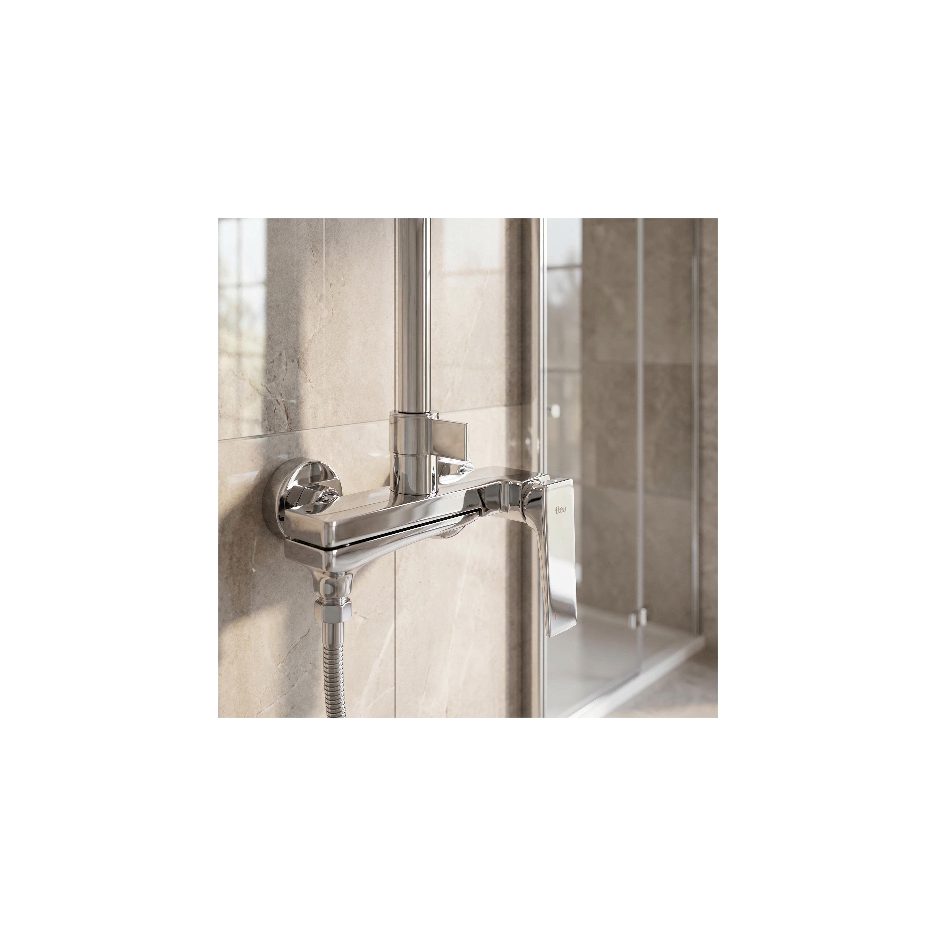 Shower set Rea Prime Chrome