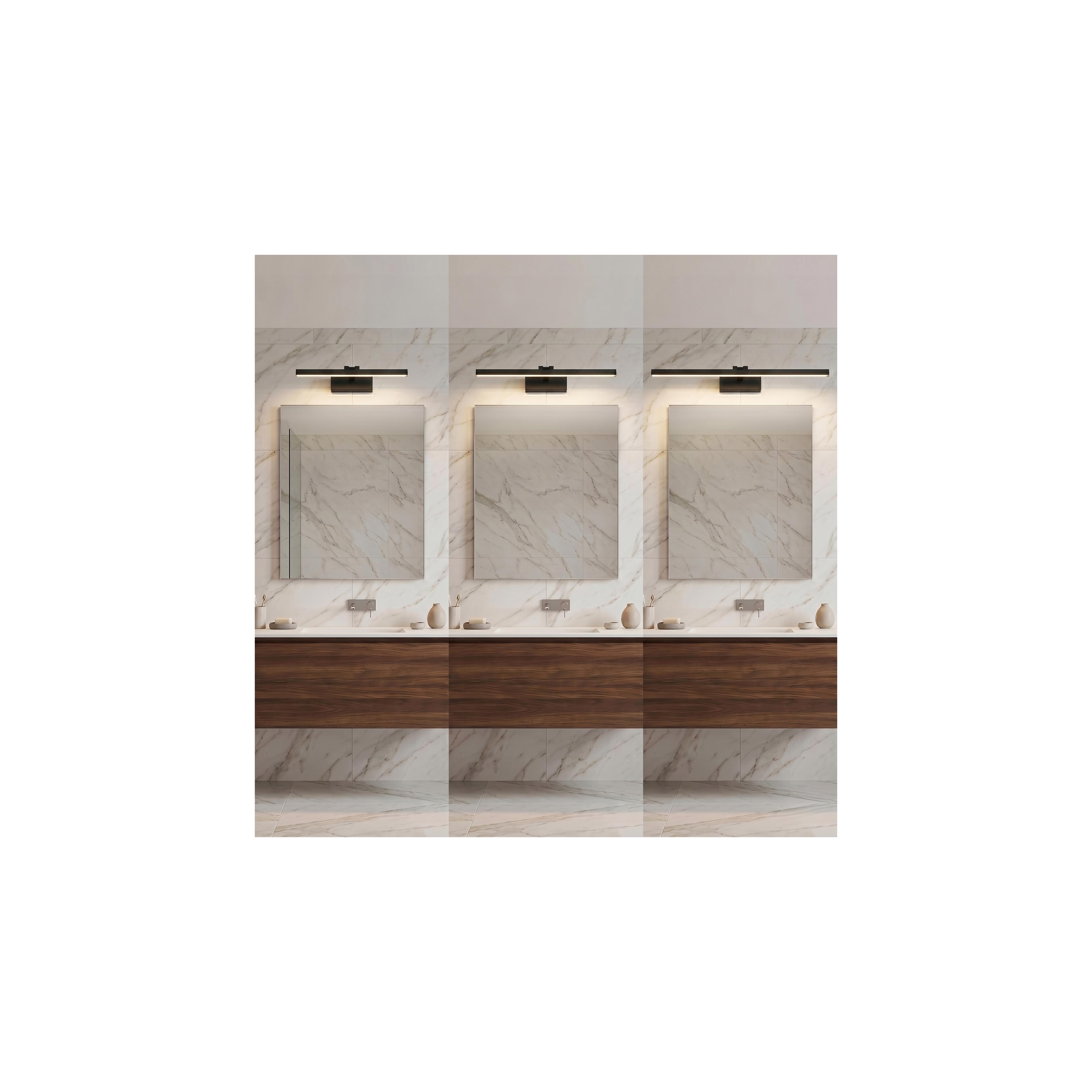 LED аплик за баня APP1867-1W 60 cm Black
