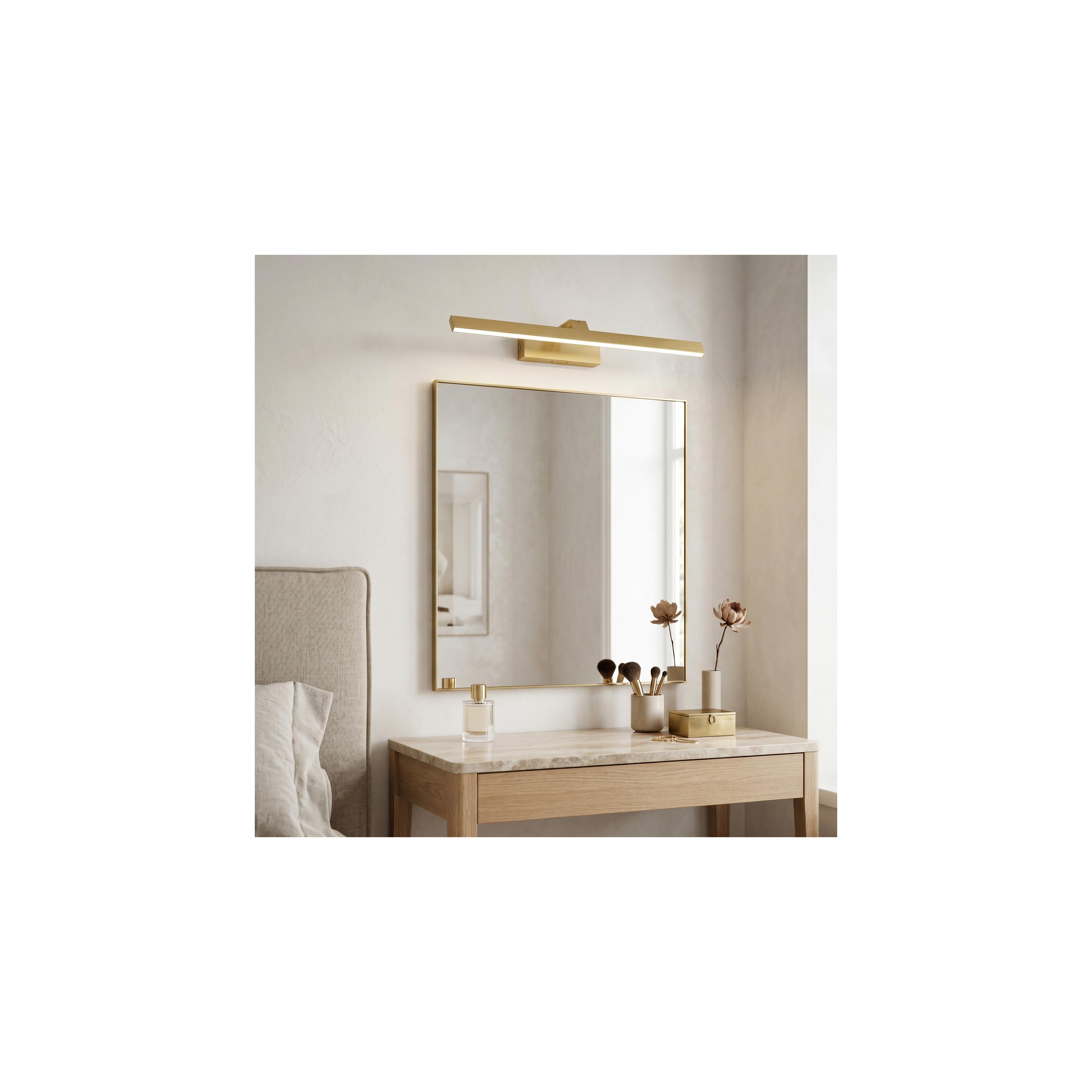 Bad LED-Wandleuchte SWE008-1W 58cm BRUSH GOLD
