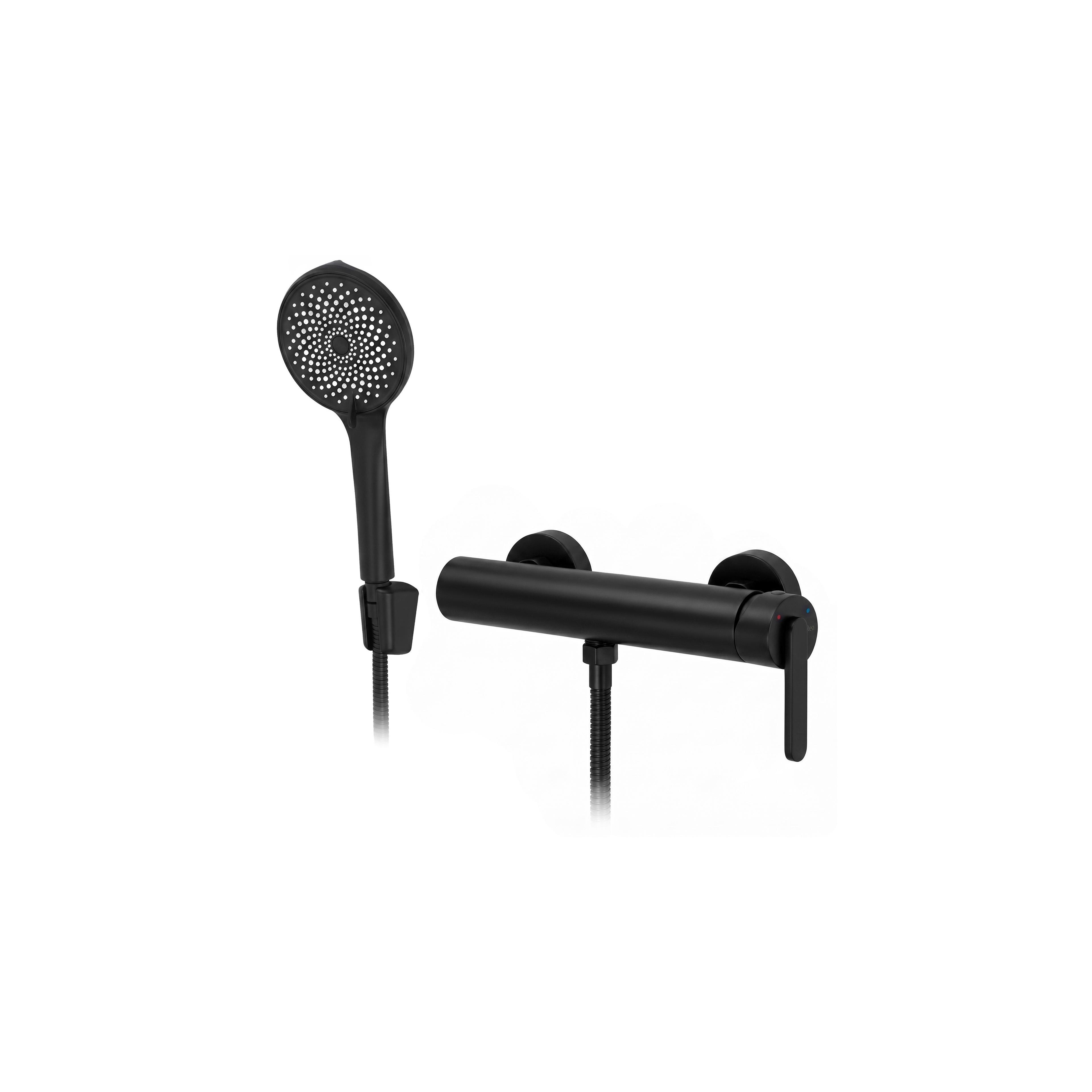 Badkarsblandare REA Ontario Side Black