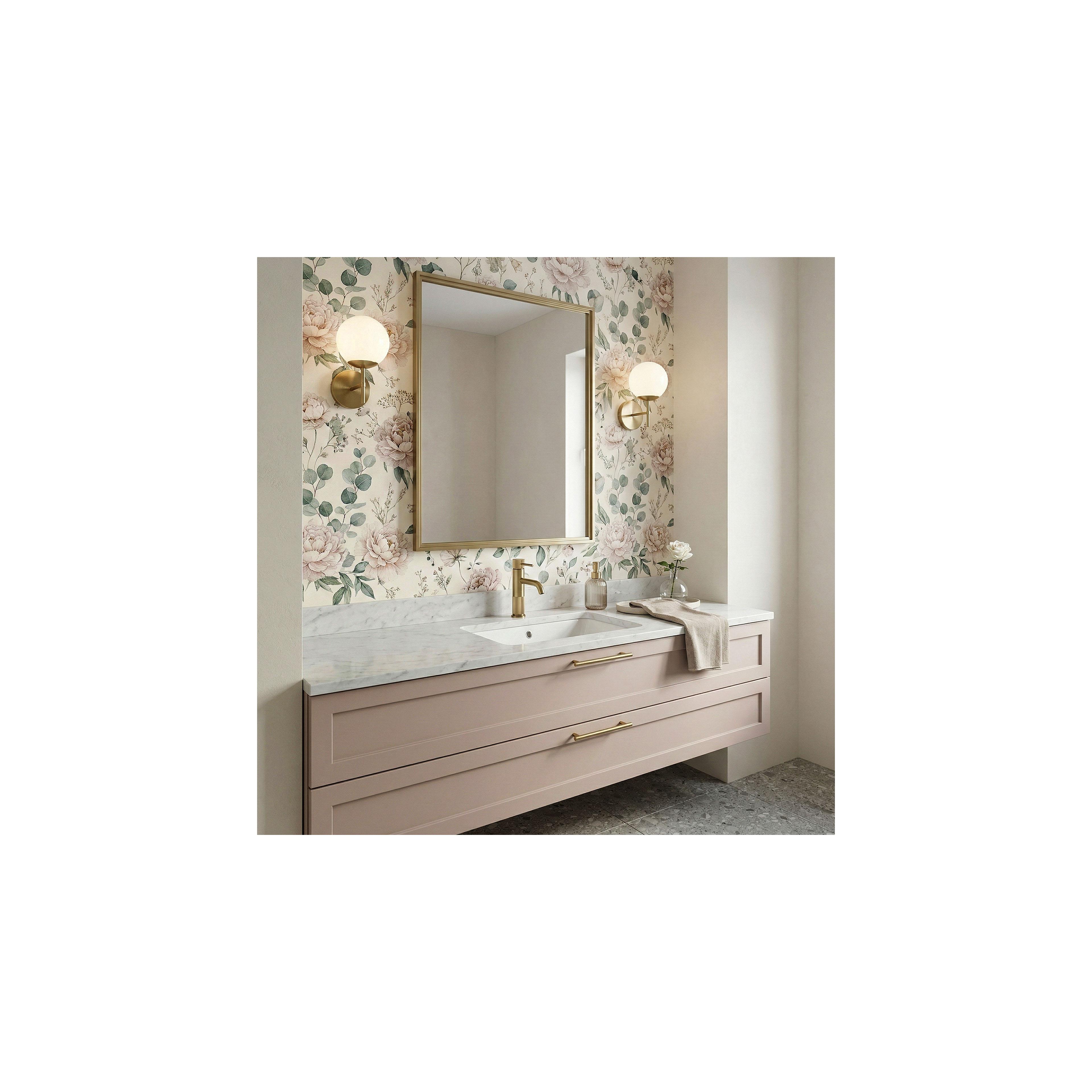 Waschbeckenarmatur Rea Lungo Stripe Brush Gold Low