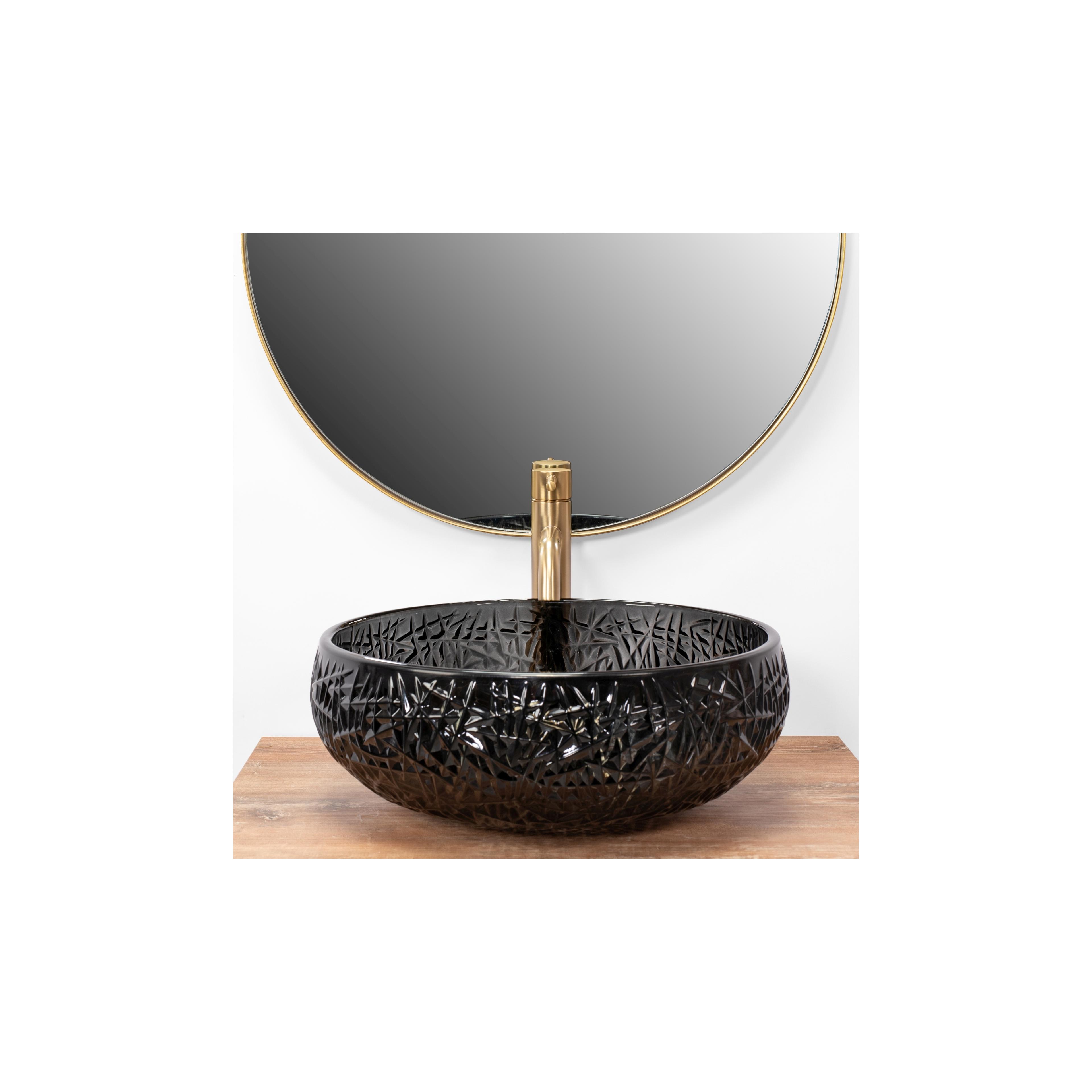 Countertop Basin REA ICE BLACK