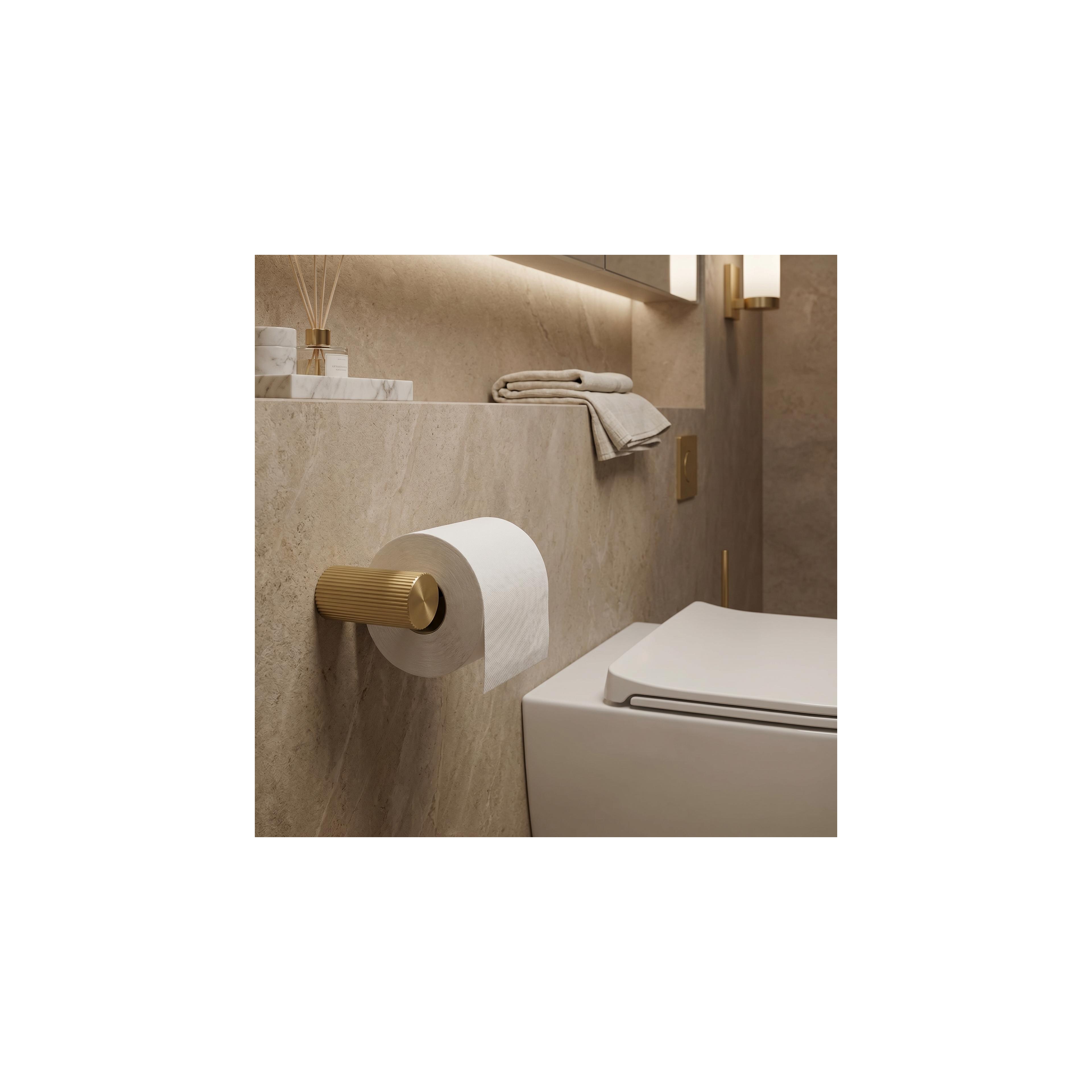 Halter für Toilettenpapier 64105 SOLO Brush Gold