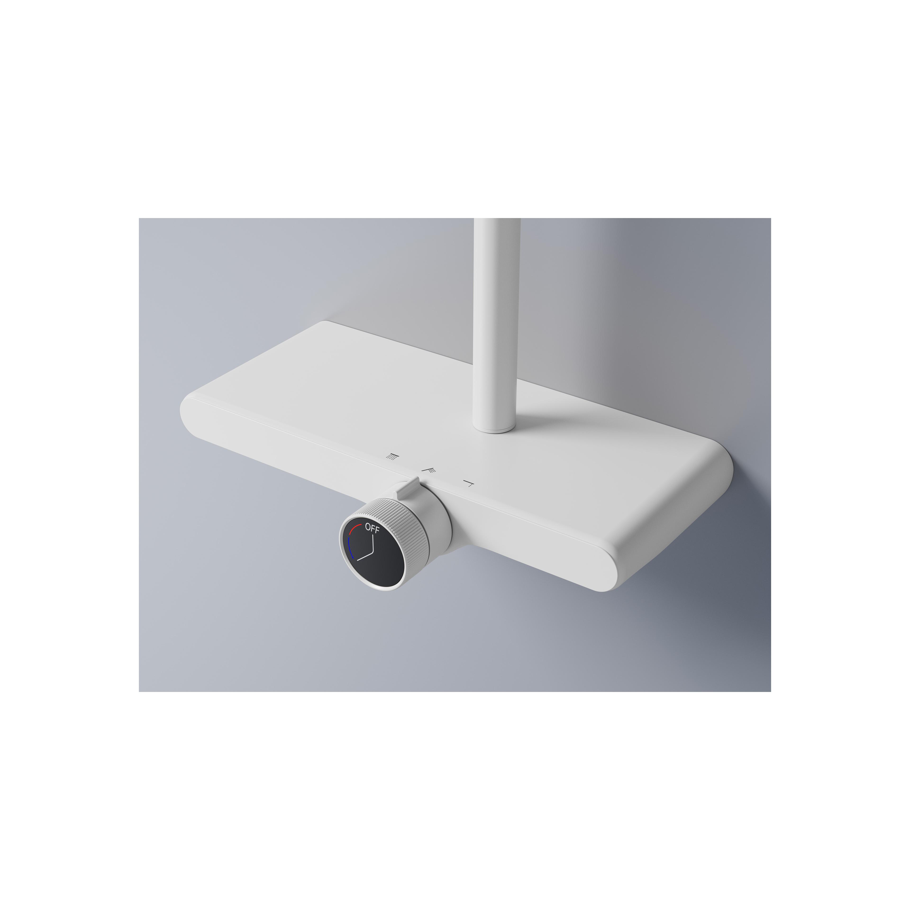 Shower set REA Bari White