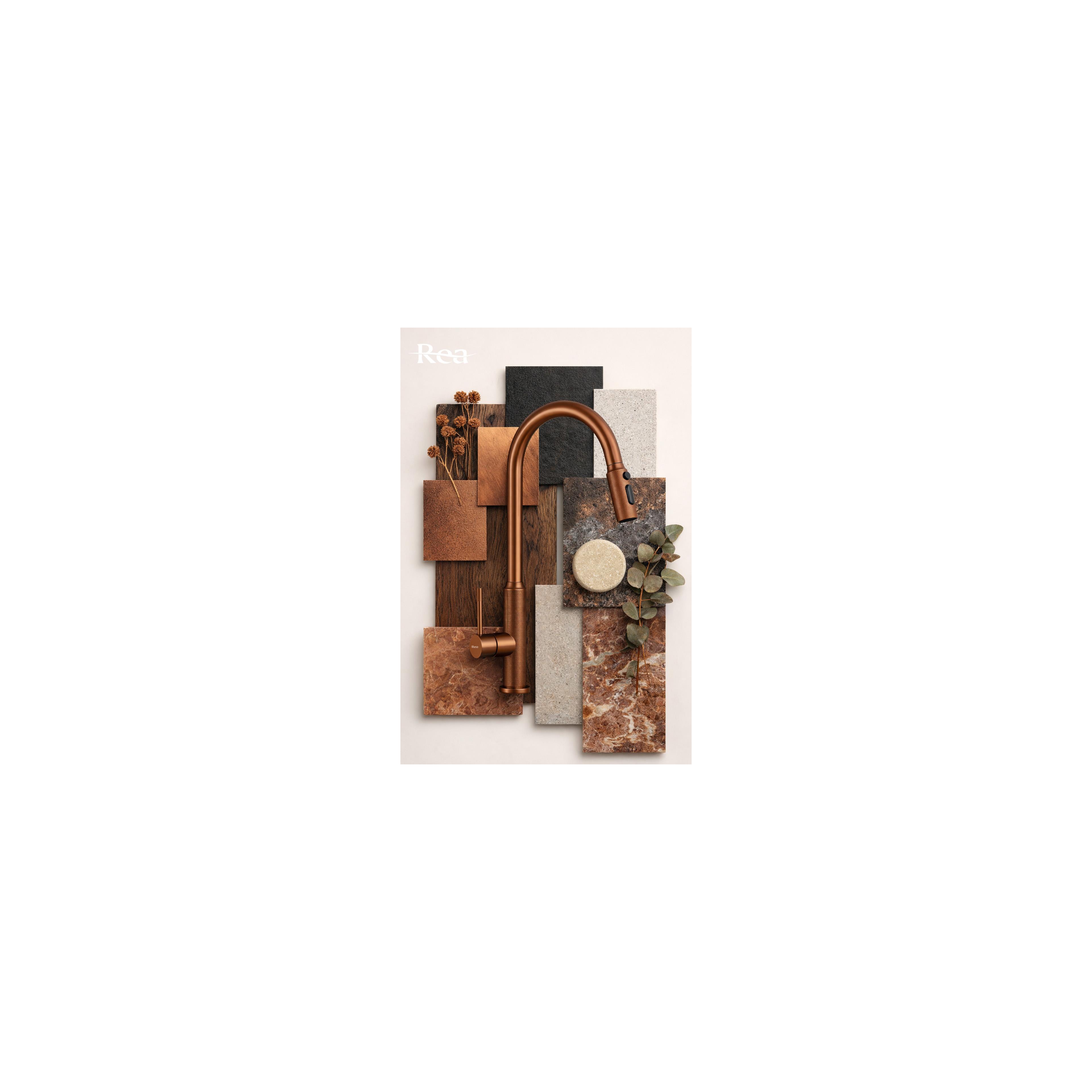 Küchearmatur Rea Master Brush Copper