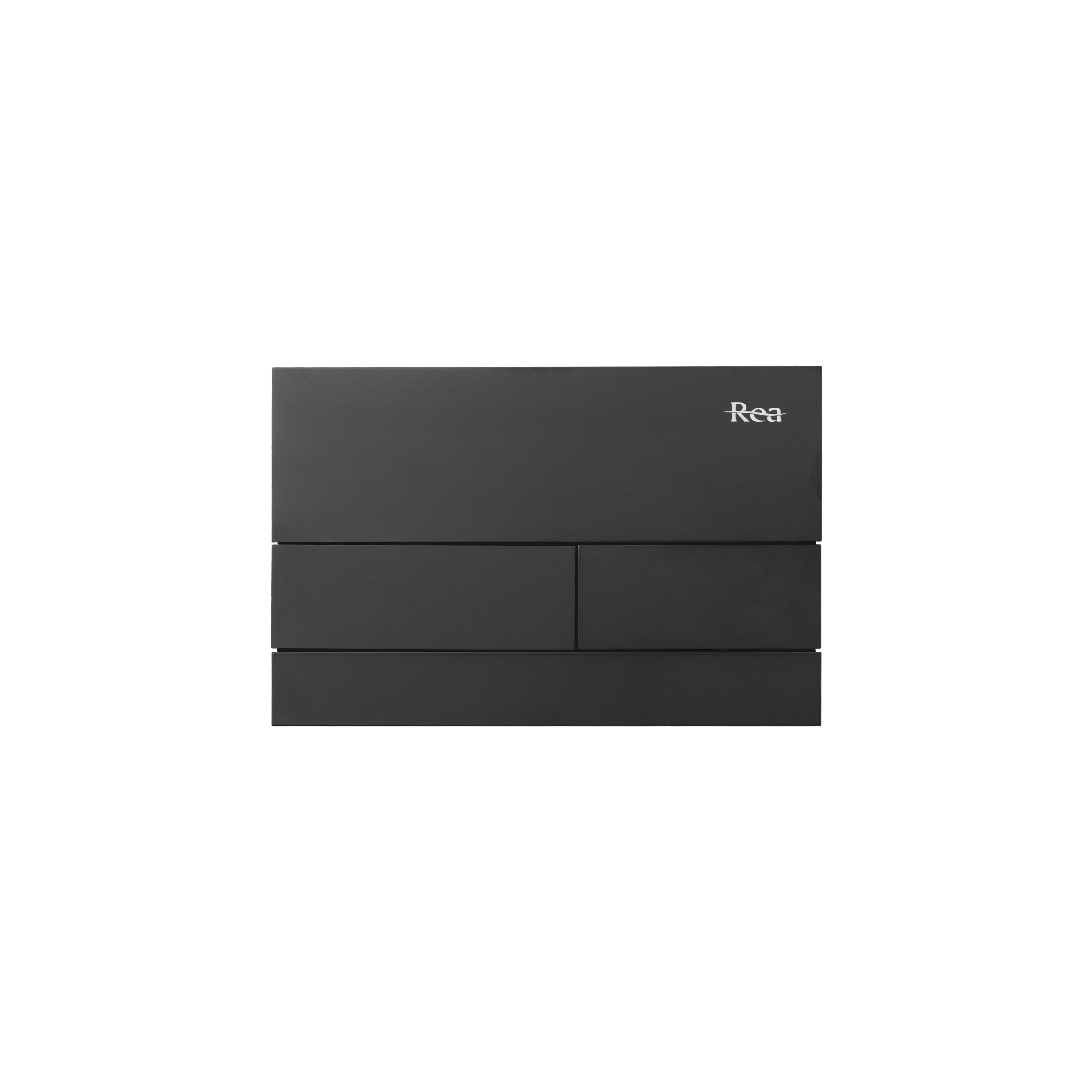 Montagerahmen Unterputzset Slim 024N für WC-Becken mit T-Betätigung Schwarz Matt