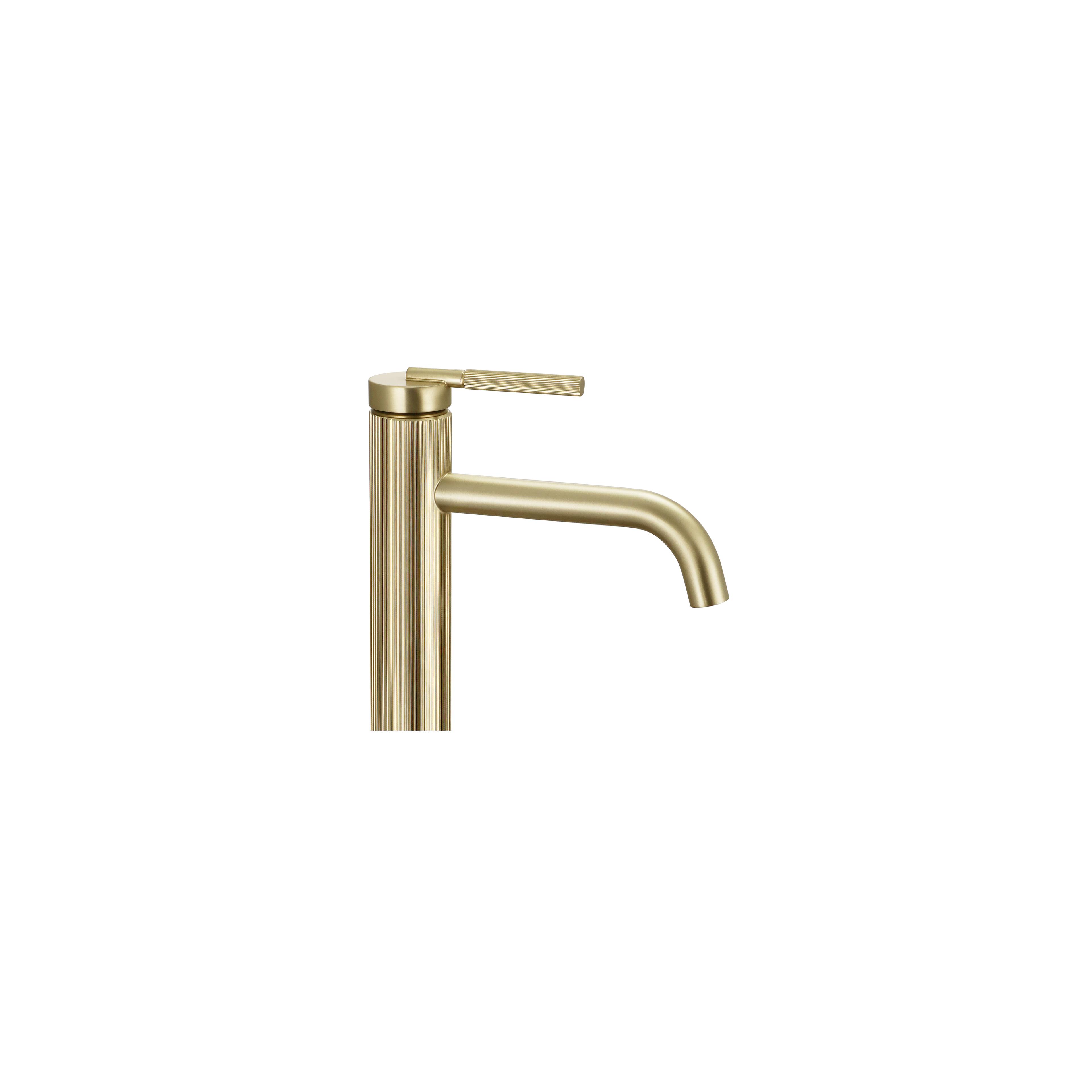 Waschbeckenarmatur Rea Argon Brush Gold high