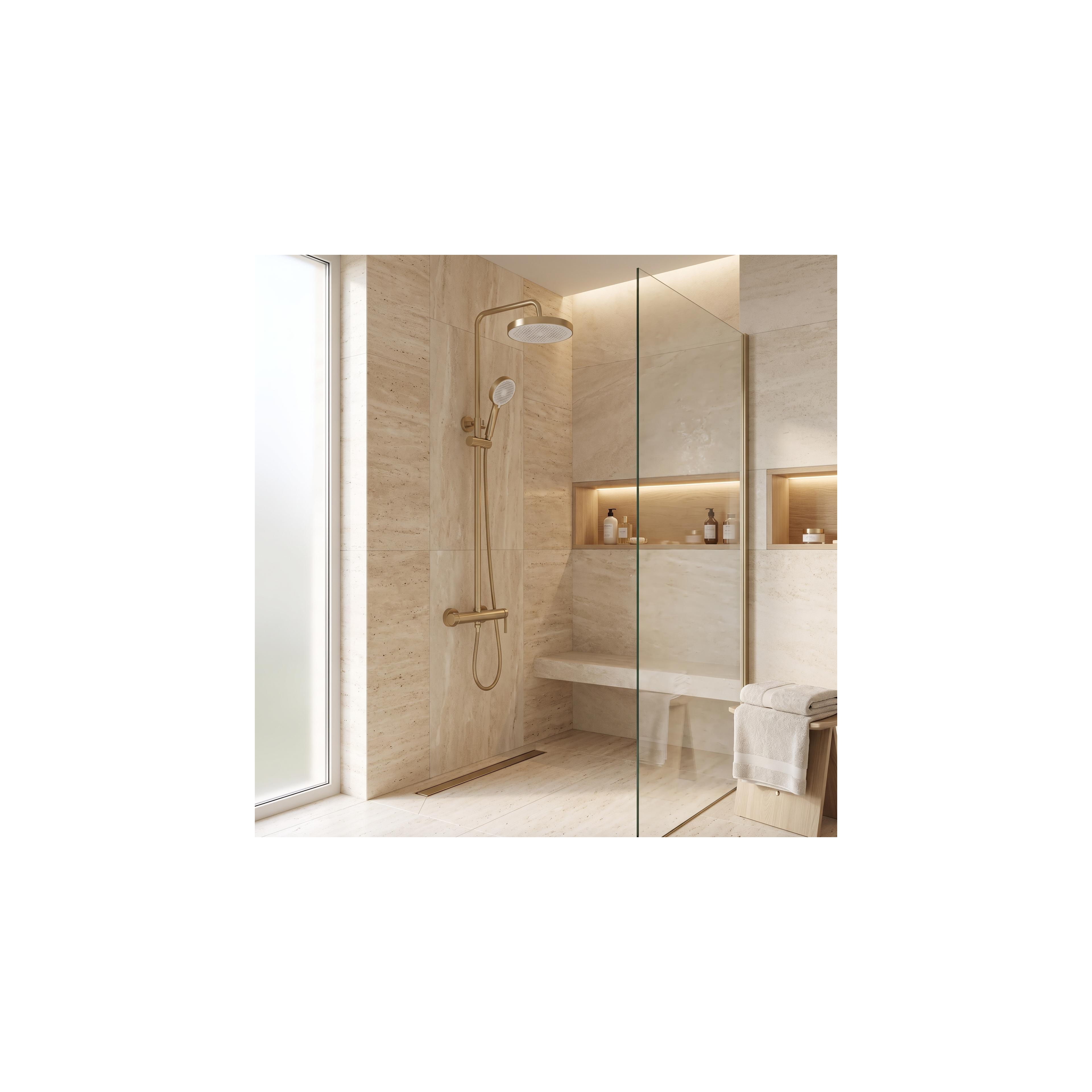 Shower set Rea Grace Brush Gold