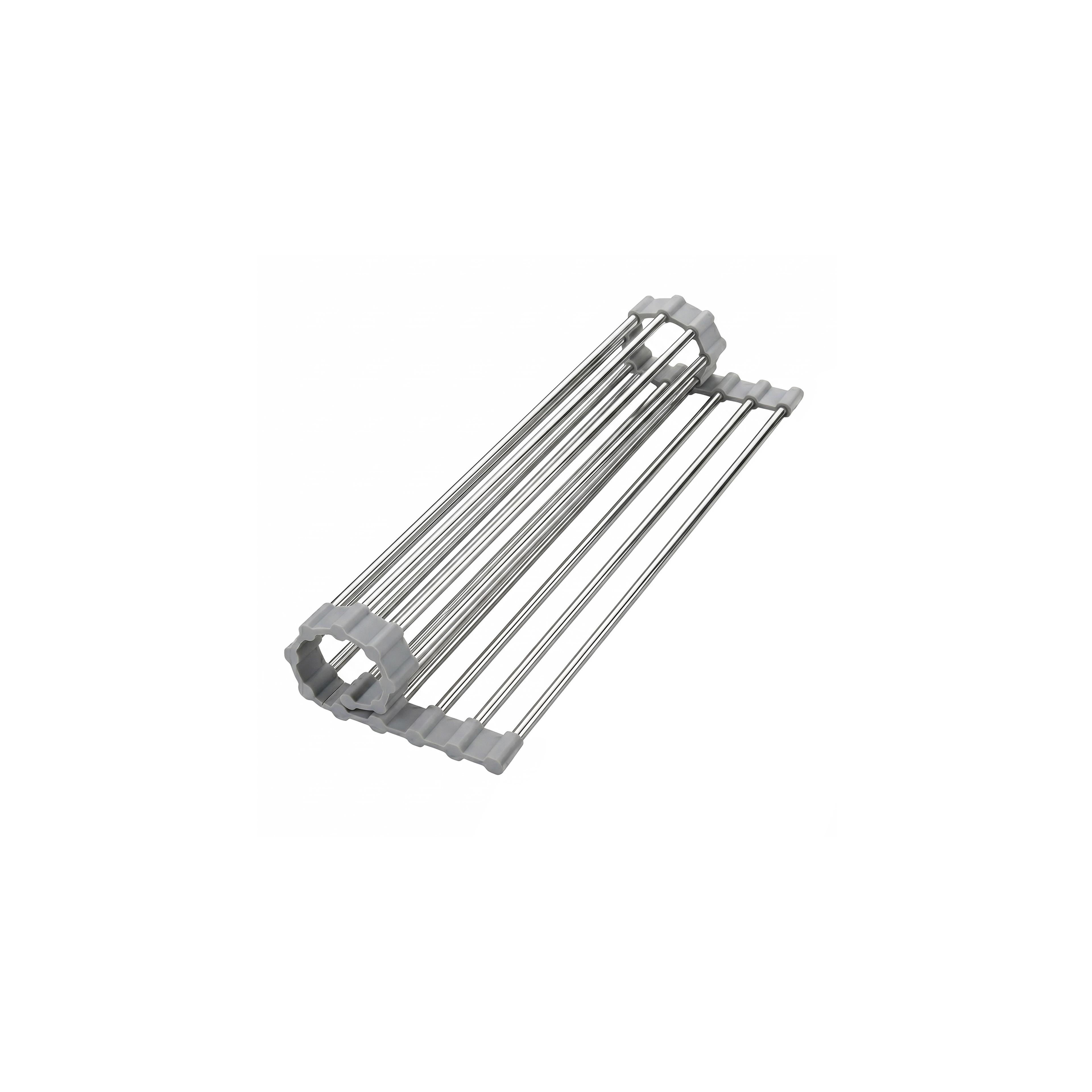 Roll-up dish drying rack for sink REA P12298A Grey