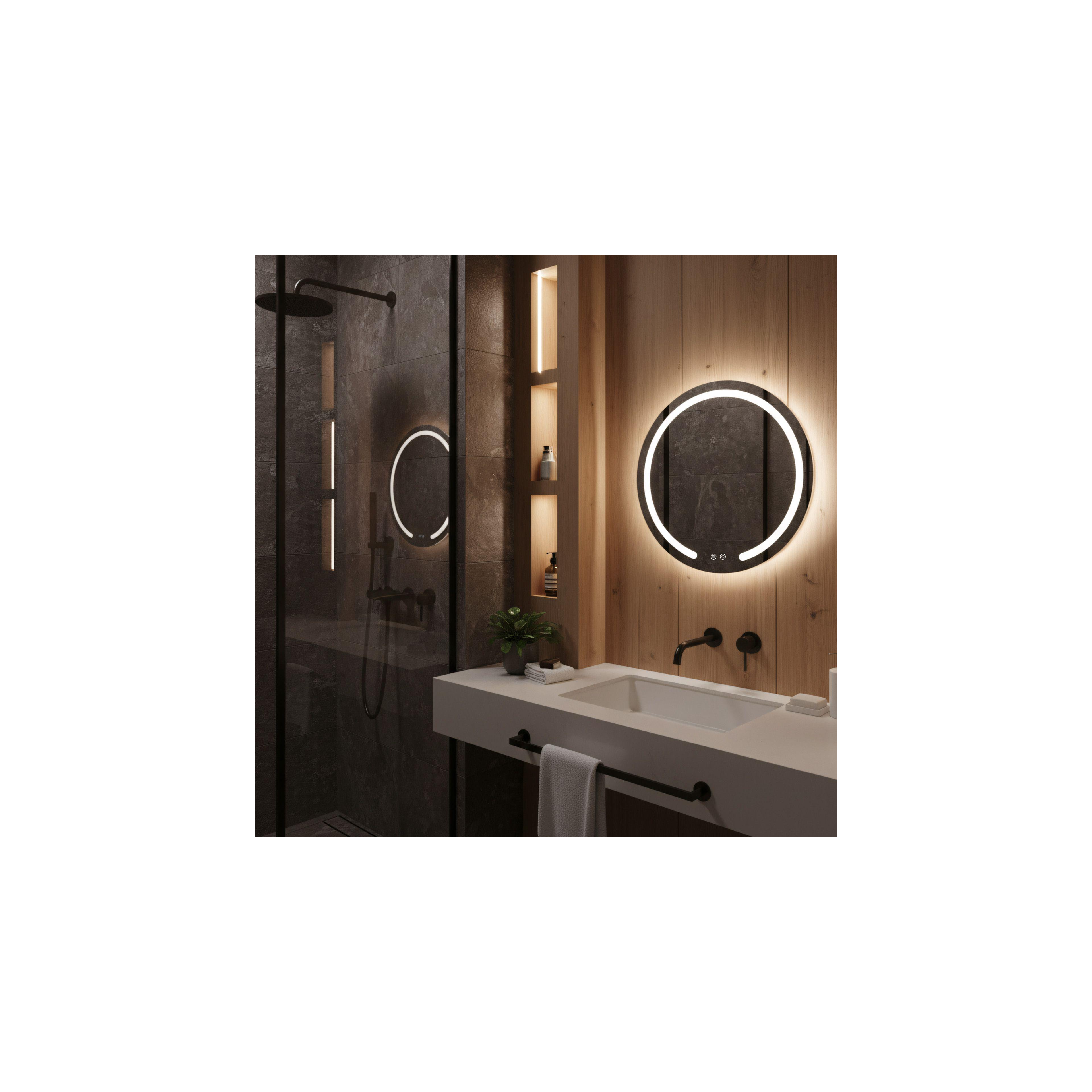 Spiegel LED 50cm Modern