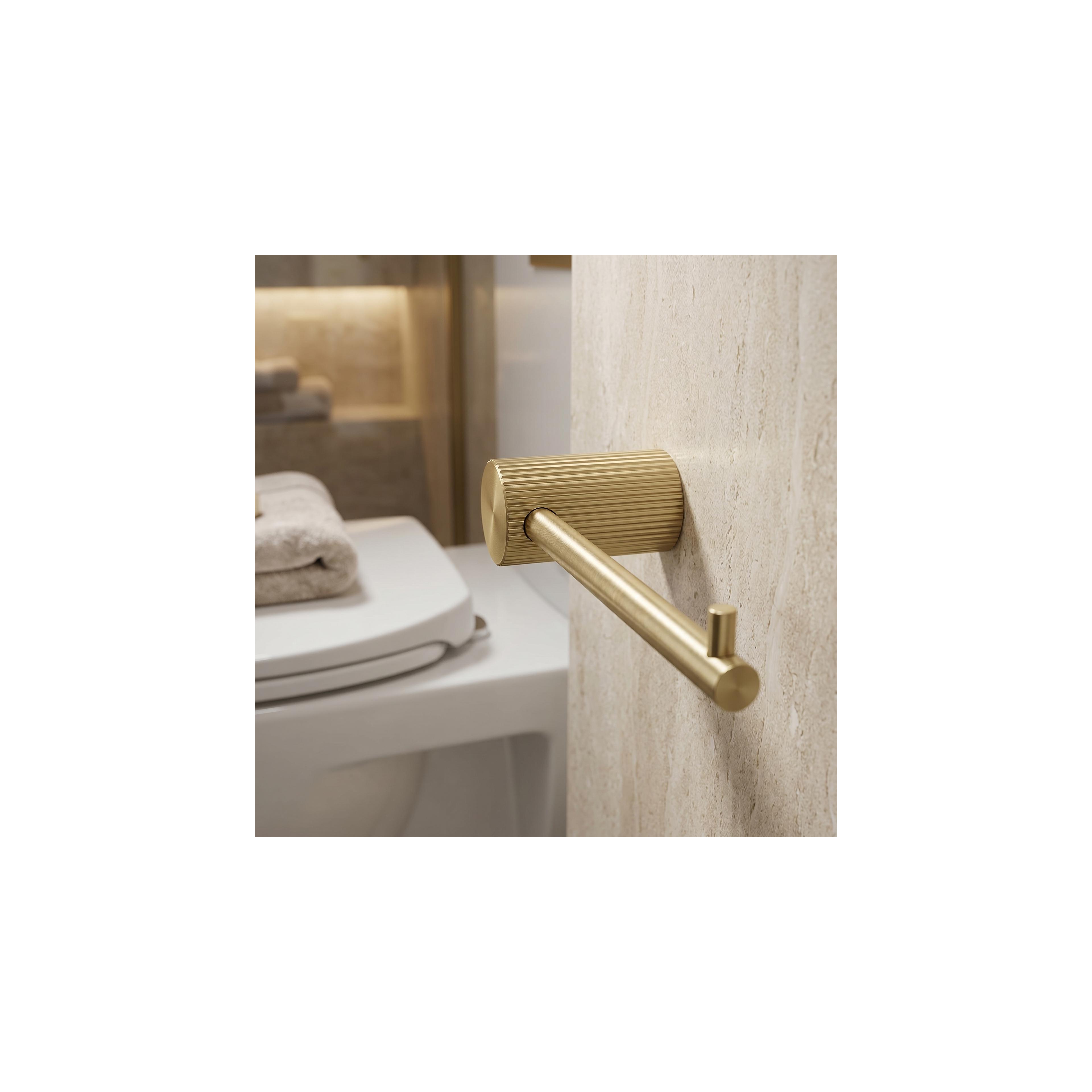 Halter für Toilettenpapier 64105 SOLO Brush Gold