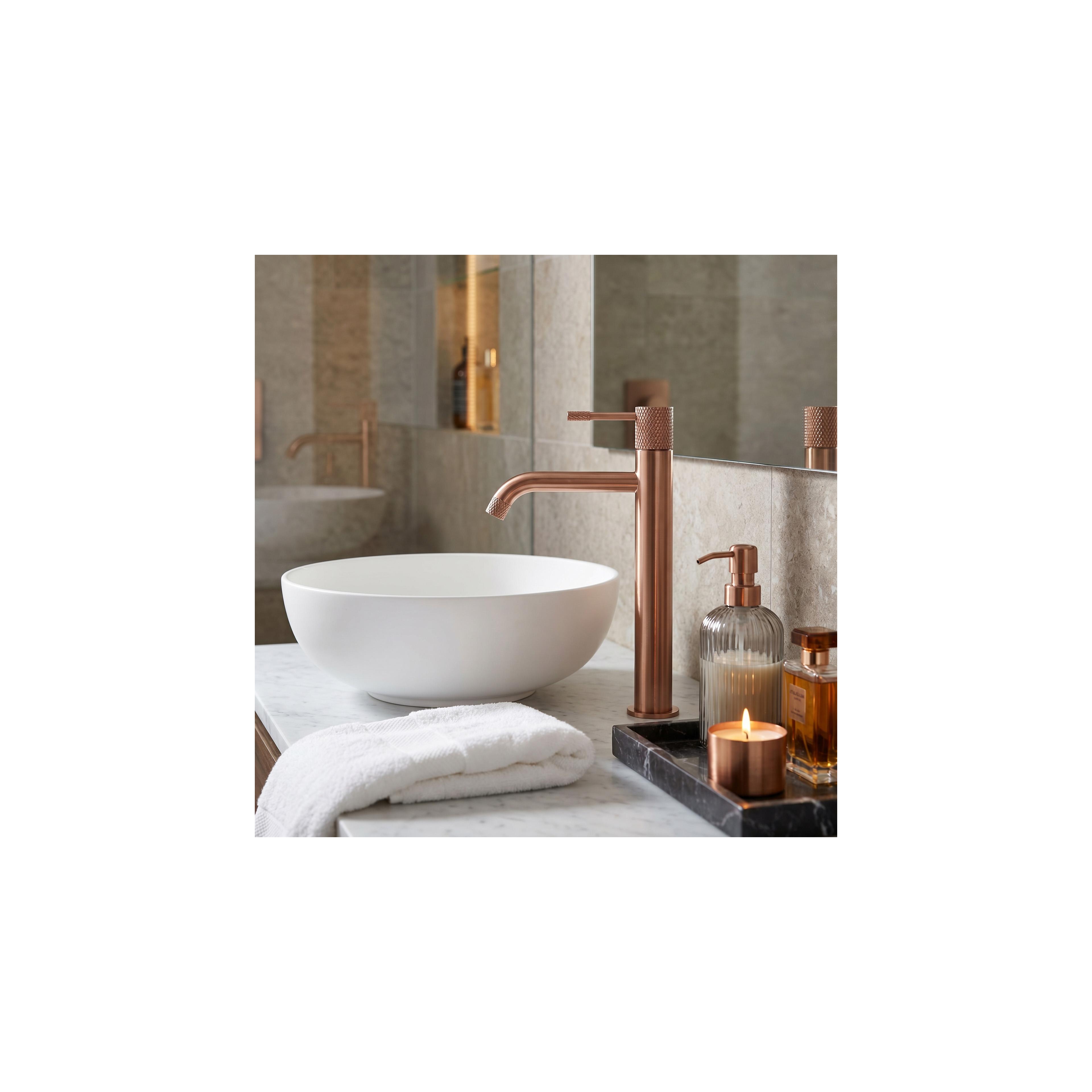 Waschbeckenarmatur Rea  Venti Copper high