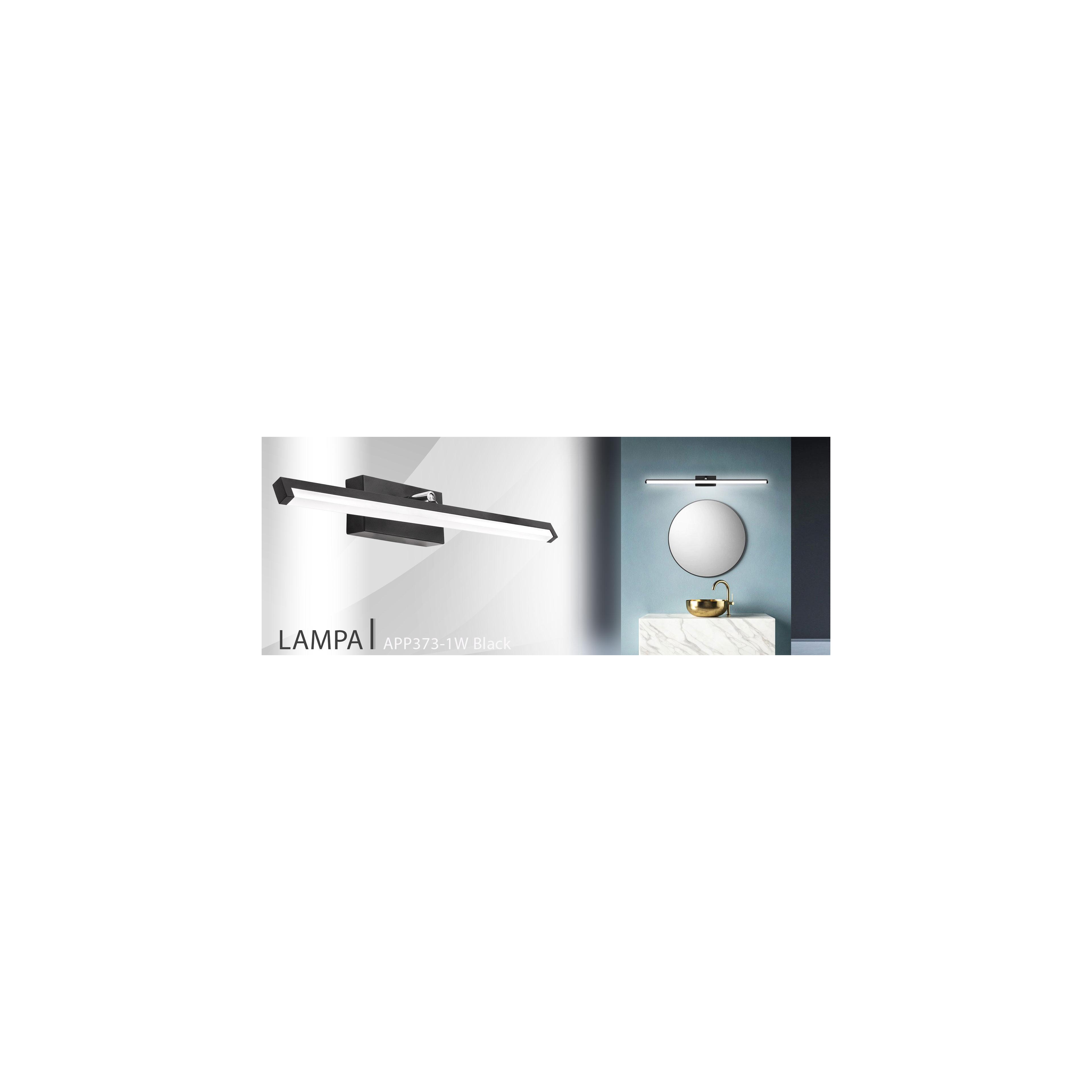 Nástěnné svítidlo LED 12W 50CM APP373-1W - černé
